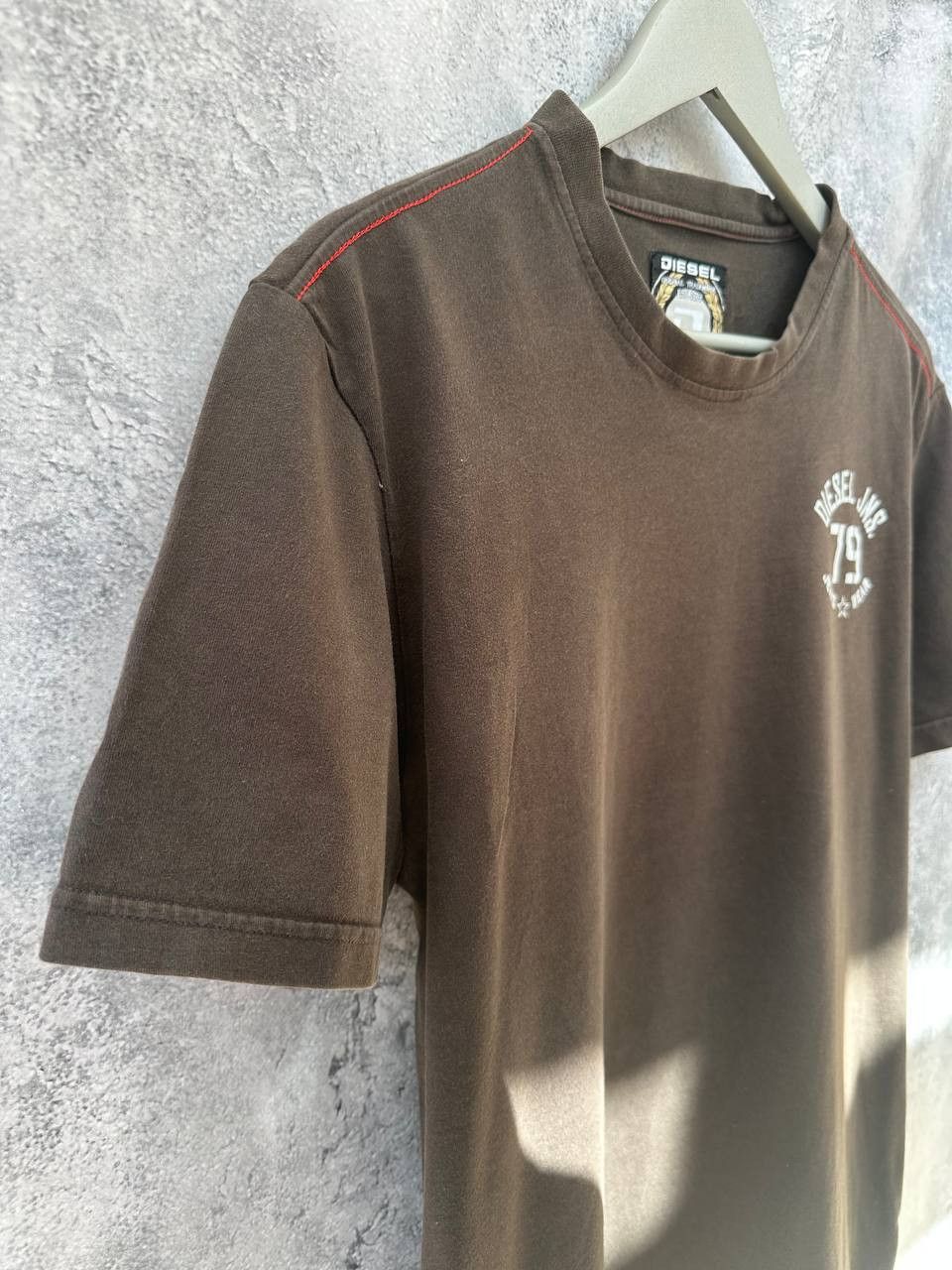Diesel Diesel Vintage Denim Rare Crew Neck T-Shirt Tee Big Logo Size US XL / EU 56 / 4 - 6 Thumbnail