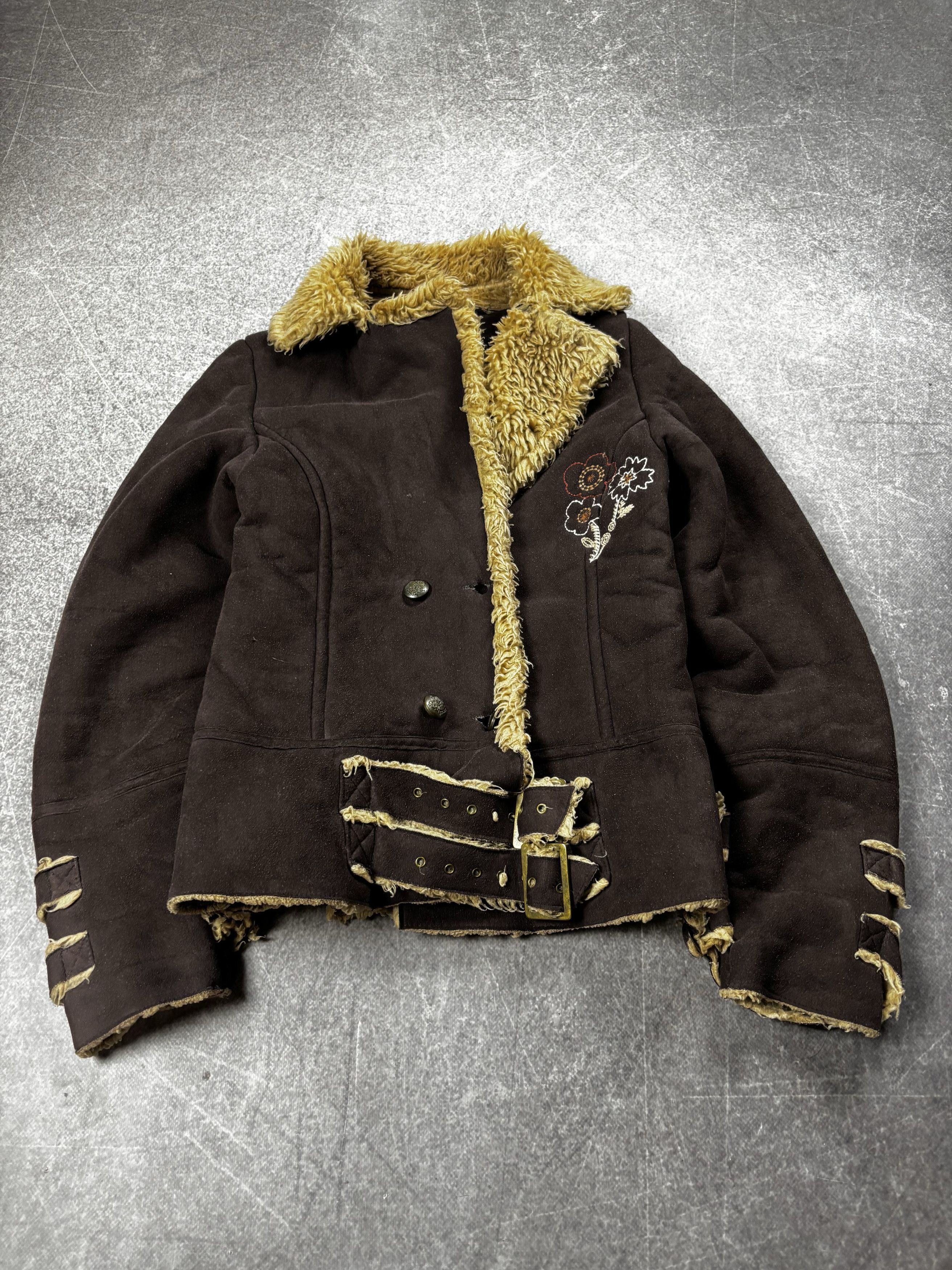 If Six Was Nine IF SIX WAS NINE STYLE JAPANESE SHEEPSKIN JACKET FUR HOOD Y2K Size US M / EU 48-50 / 2 - 2 Thumbnail