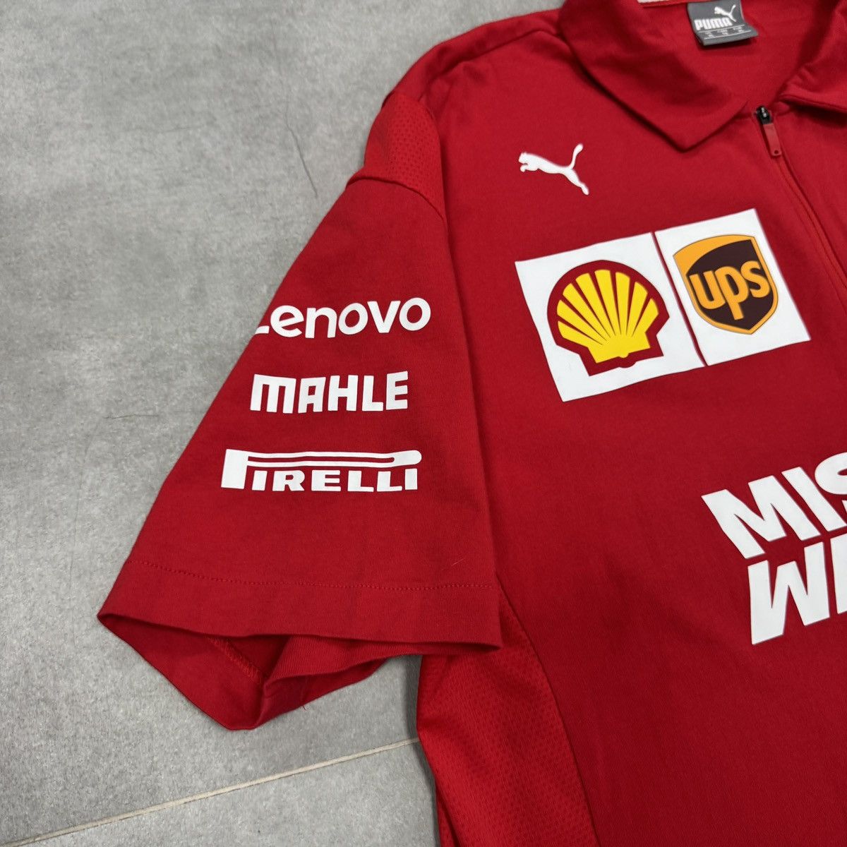 Puma Puma Scuderia Ferrari Mission Winnow Formula One Polo Shirt Size US XL / EU 56 / 4 - 3 Thumbnail