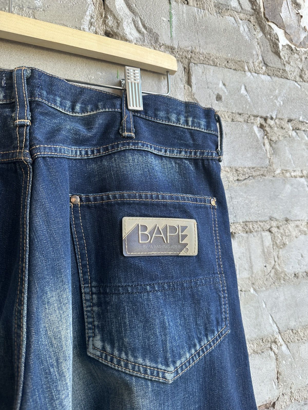 Bape Bape Star Jeans Size US 36 / EU 52 - 4 Thumbnail