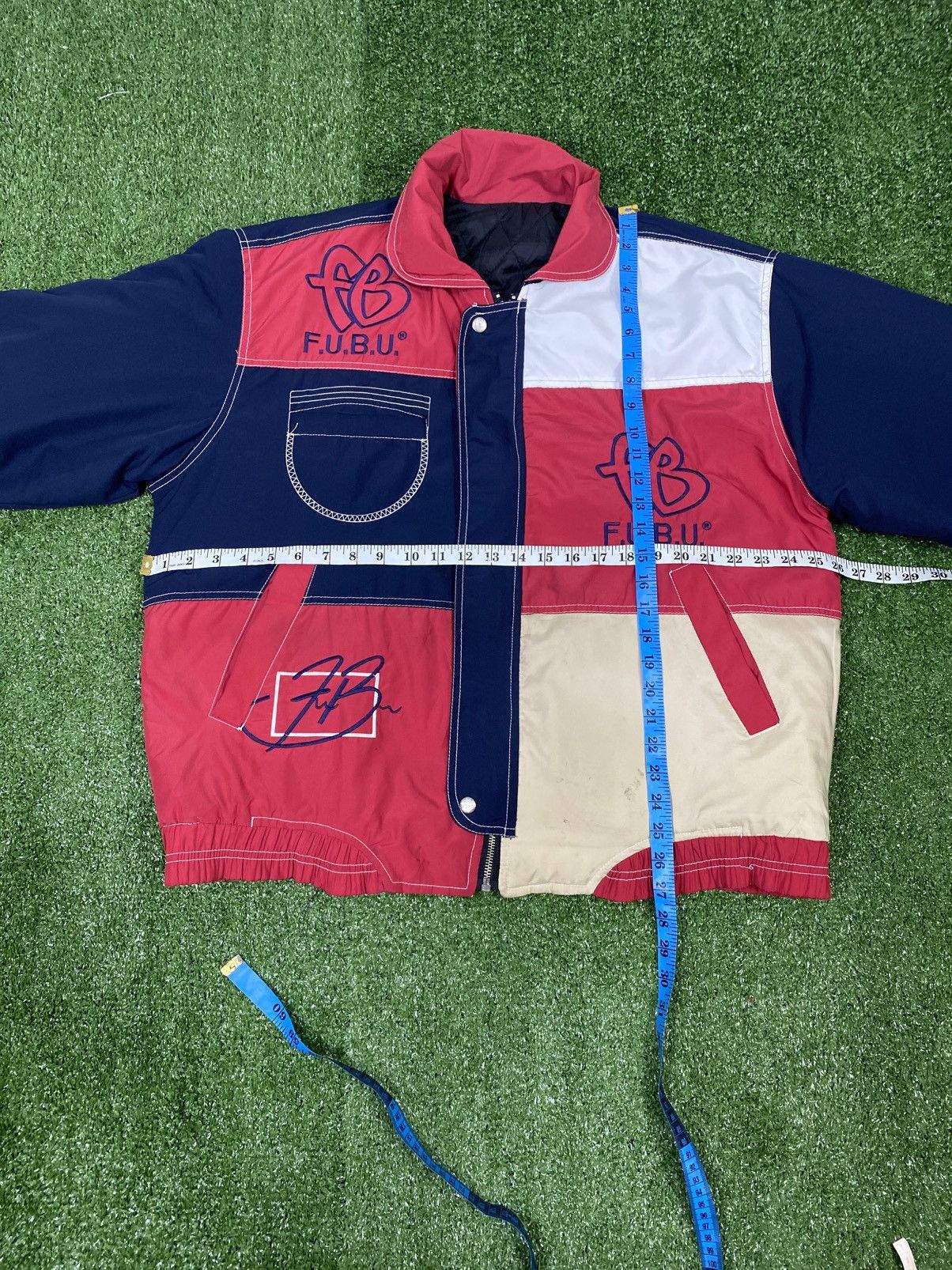 Fubu Fubu multicolor embroidery hip hop jacket Size US L / EU 52-54 / 3 - 6 Thumbnail