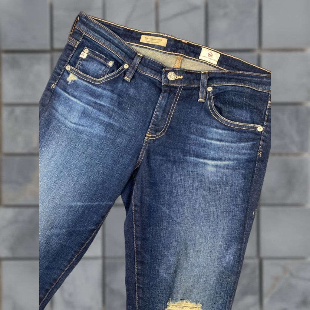 Vintage VINTAGE AG Adriano Goldschmied Jeans Womens 30 R The Legging Ankle Supper Skinny Blue Size 30" / US 8 / IT 44 - 1 Thumbnail