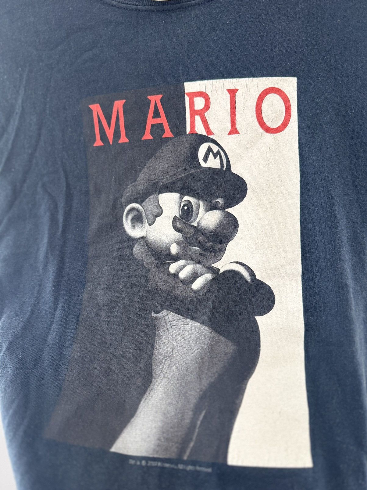 Nintendo Vtg 2007 Mario Scarface Size US S / EU 44-46 / 1 - 4 Thumbnail
