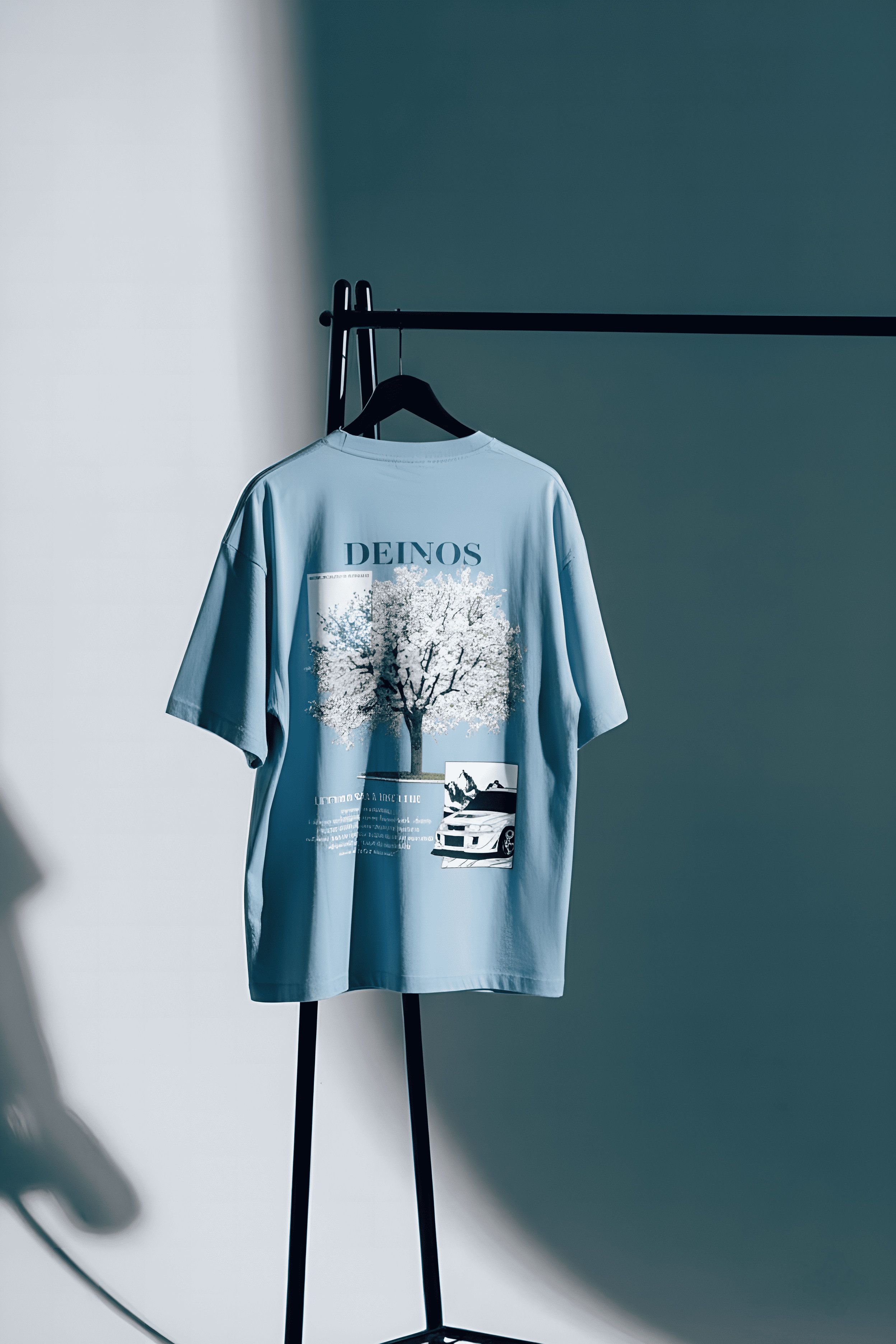 Other DEINOS Oversized Tee – Sakura Drift Graphic, Streetwear Fit Size US M / EU 48-50 / 2 - 1 Thumbnail