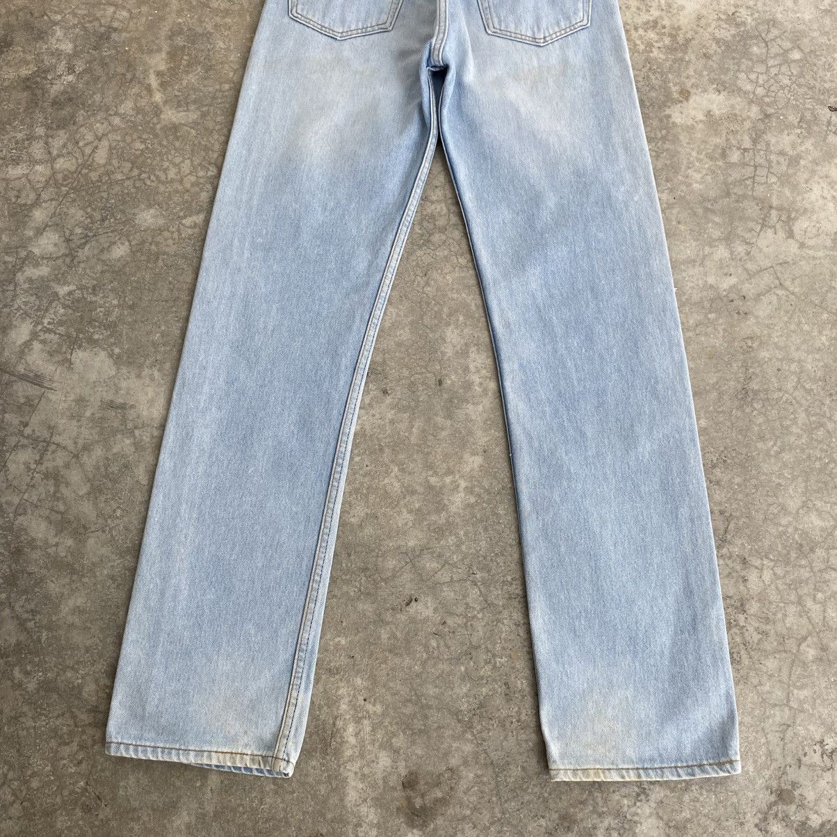 Levi's Vintage 90’s Levis 501 Faded Light Blue Distressed Jeans Size US 30 / EU 46 - 10 Thumbnail