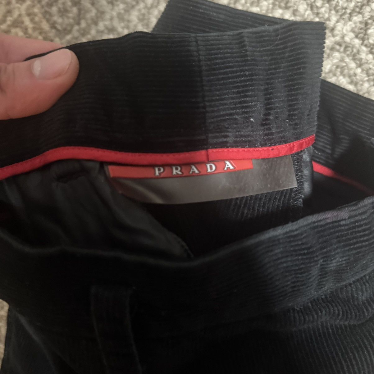 Prada Prada red tab corduroys Size US 32 / EU 48 - 2 Thumbnail