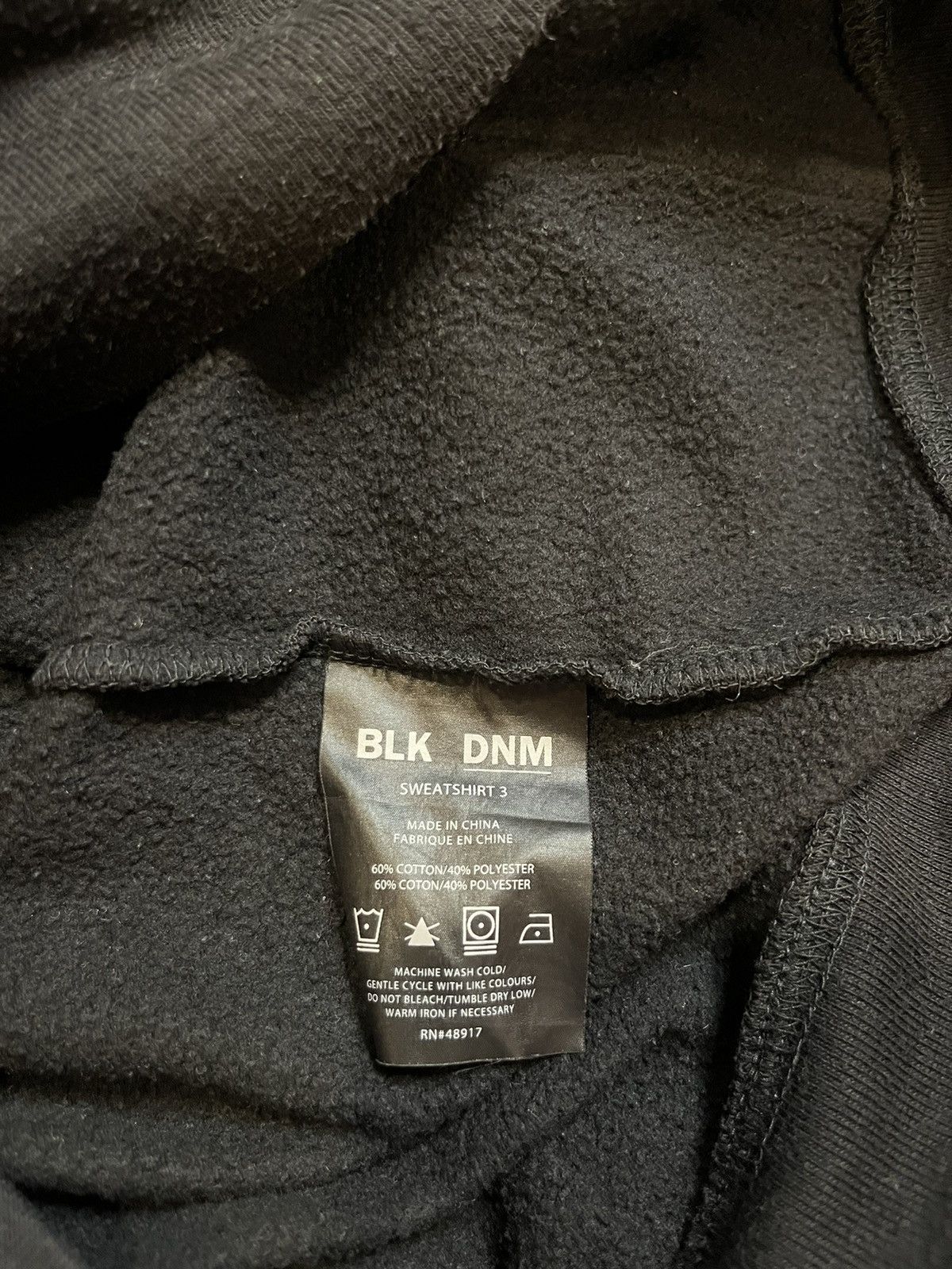 Blk Dnm BLK DNM zip up hoodie. “Sweatshirt 3”. Large. Size US L / EU 52-54 / 3 - 9 Thumbnail