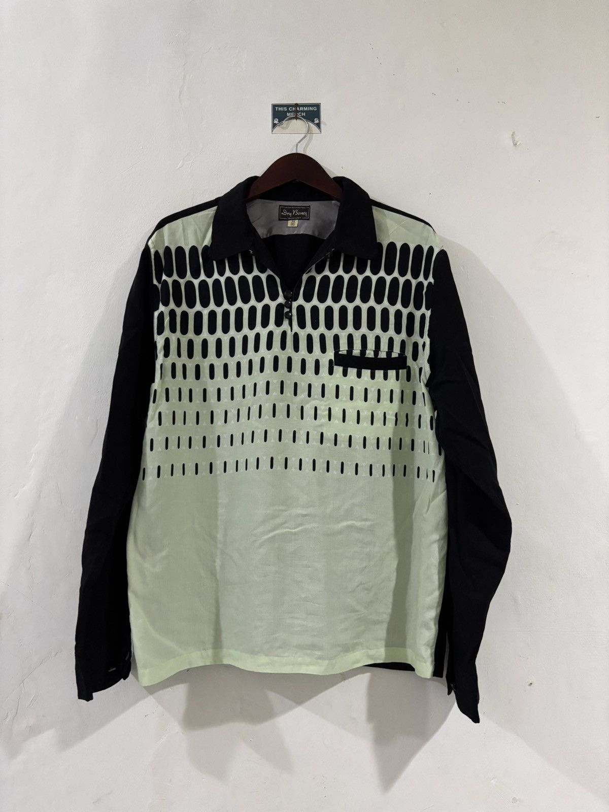 Dry Bones × Japanese Brand × Vintage DRY BONES OPEN COLLAR RAYON SHIRT JAPAN Size US XL / EU 56 / 4 - 1 Thumbnail