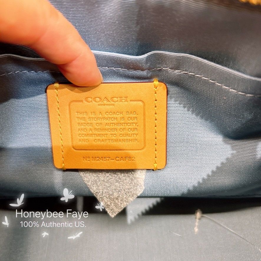 Coach NWT Coach Teri Shoulder Bag In Signature Denim CAF82 Size ONE SIZE - 7 Thumbnail