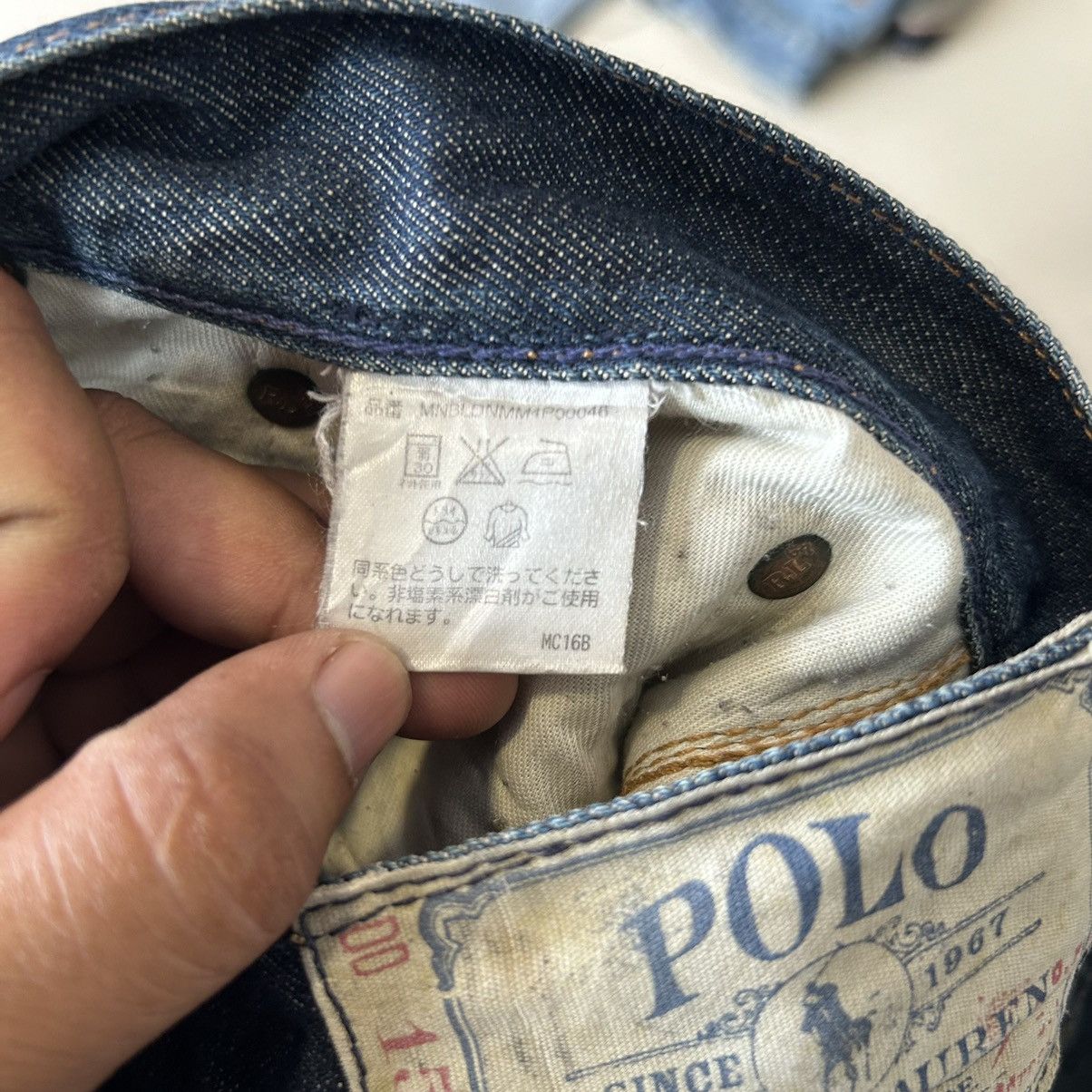 Ralph Lauren Vintage Polo Ralph Lauren Blue Denim Size US 32 / EU 48 - 13 Thumbnail