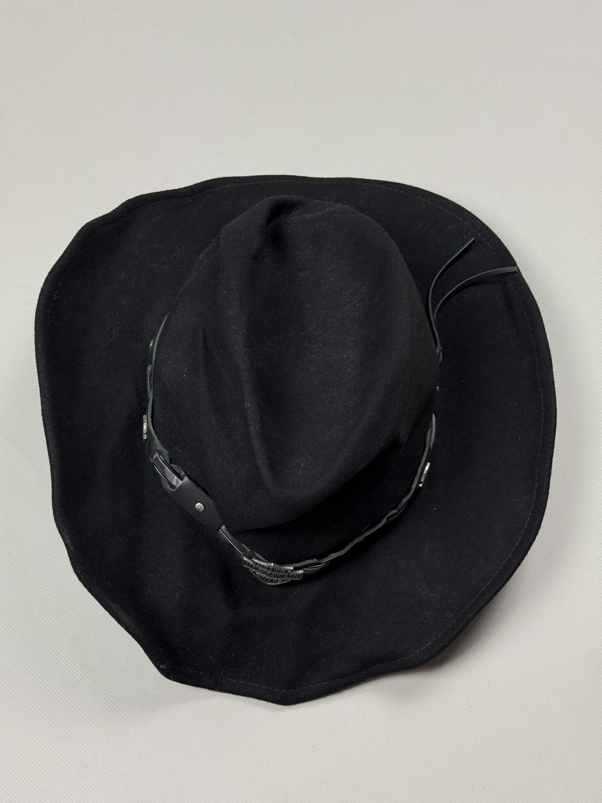 Harley Davidson Harley Davidson Western Wool Cowboy Hat Cap Size XL Size ONE SIZE - 6 Thumbnail