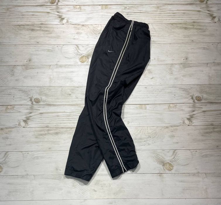Vintage Nike Nylon Track Pants Striped 2000s Joggers Swoosh