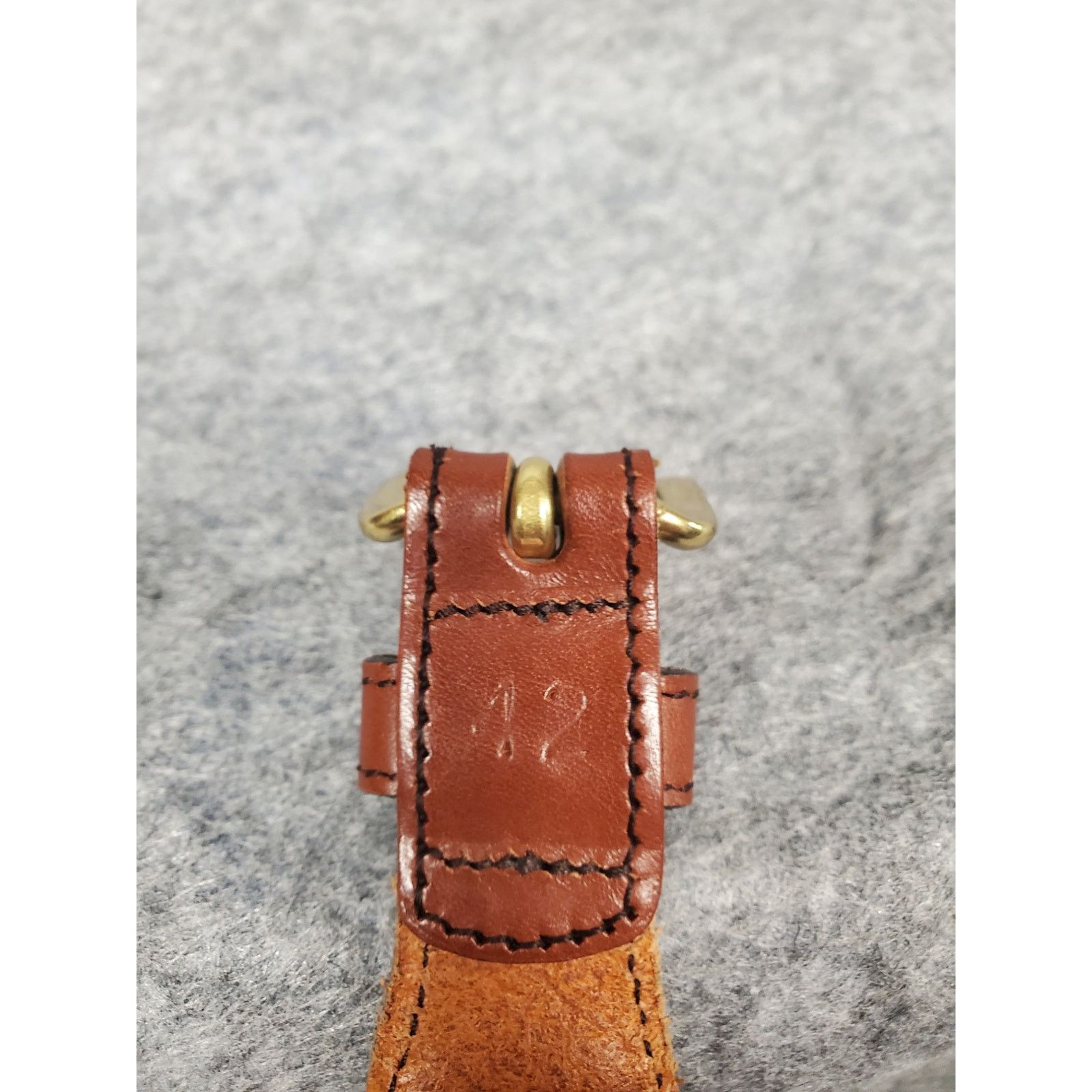 Other Leather Man Ltd. Men's 42 Belt Leather Embroidered Nautical Size 42 - 3 Thumbnail
