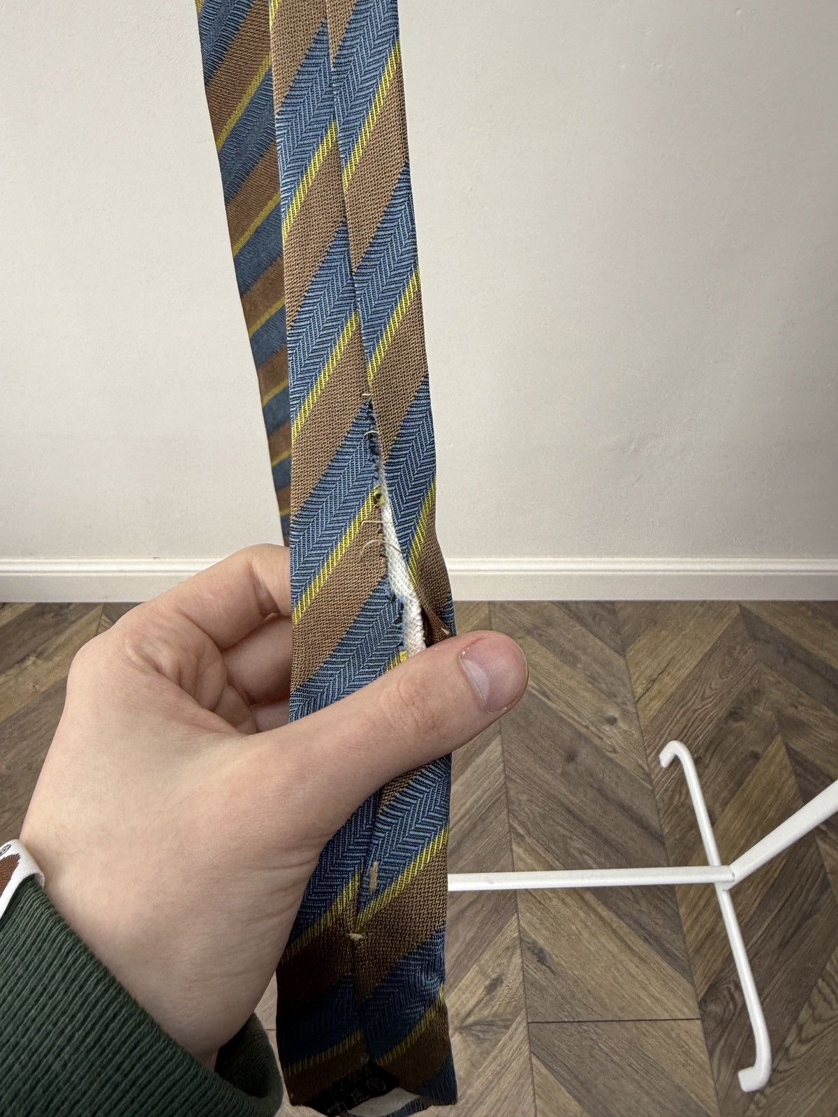 Givenchy Vintage Givenchy Gentleman Paris Silk Tie Striped Size ONE SIZE - 8 Thumbnail