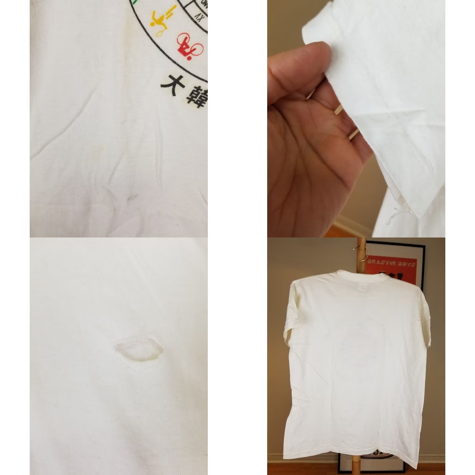 Vintage VINTAGE 1988 SEOUL OLYMPIC GAME WHITE COTTON SINGLE STITCH T-SHIRT SZ LARGE Size US L / EU 52-54 / 3 - 8 Thumbnail