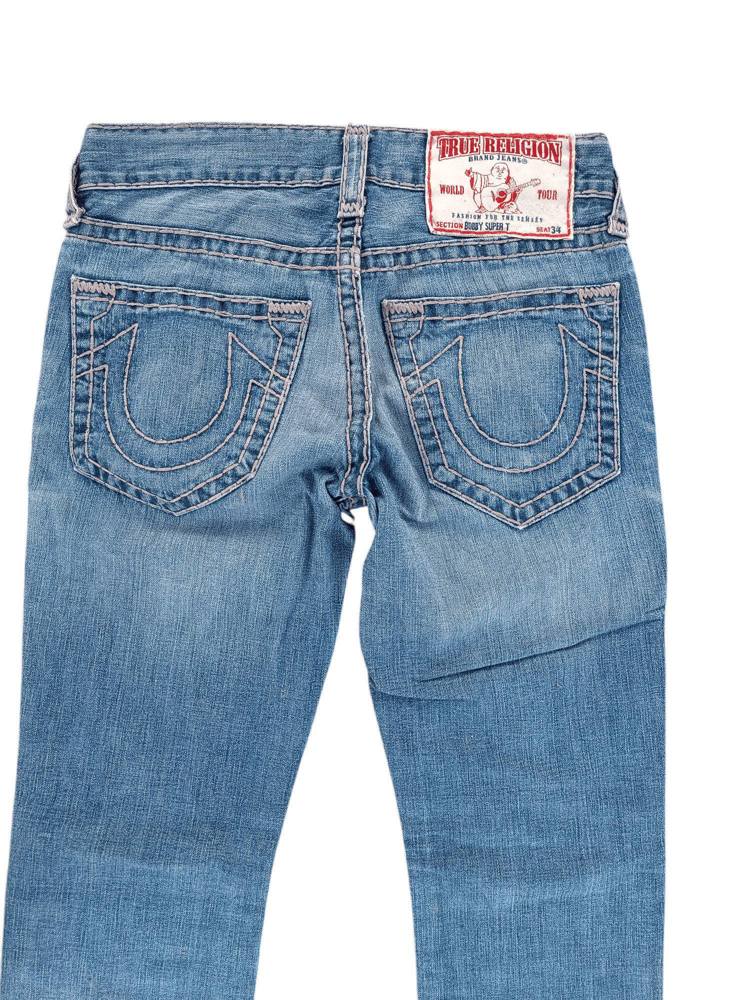 True Religion Bobby Super T Distressed Jeans