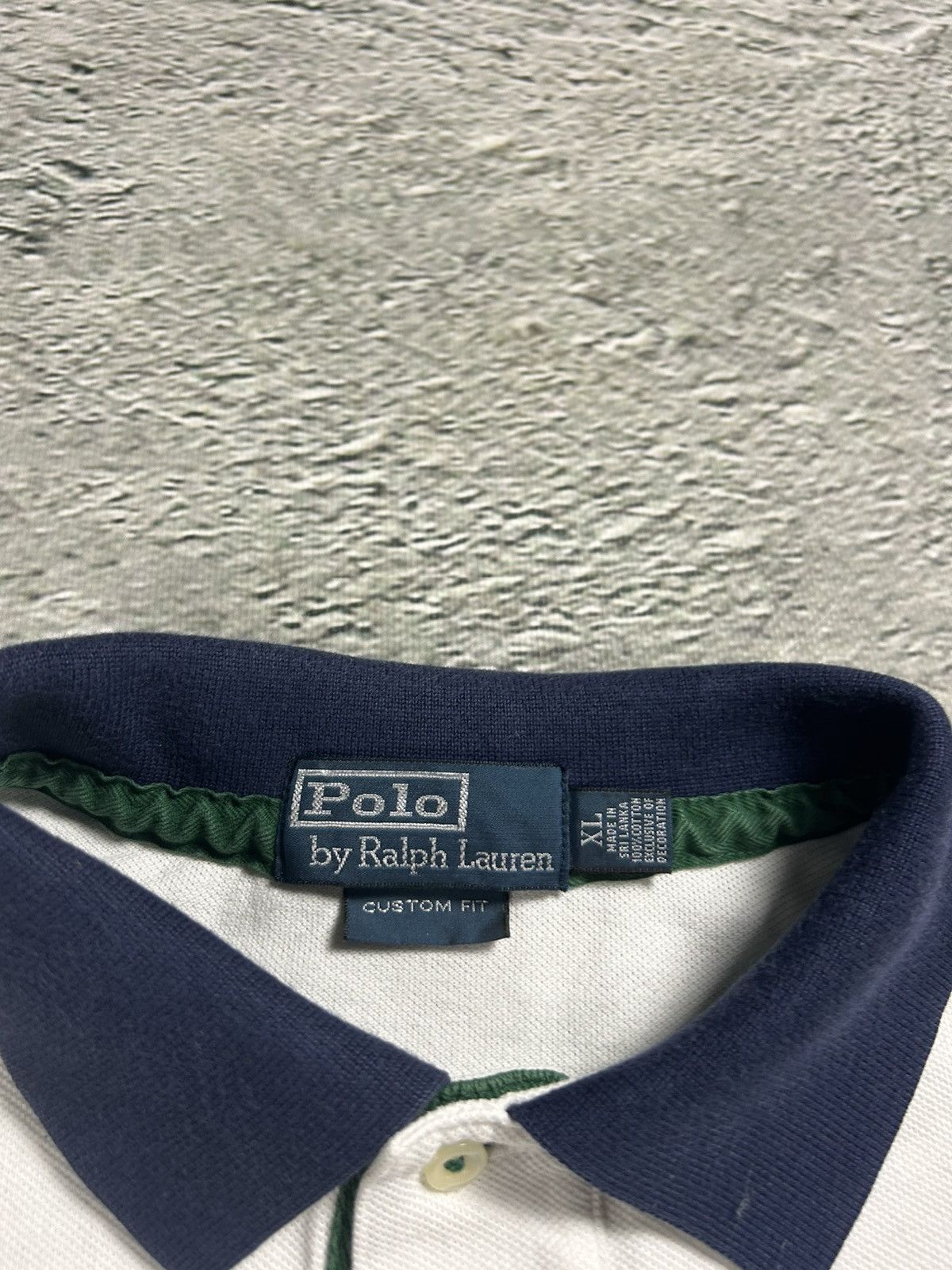 Ralph Lauren Chief Keef Polo Ralph Lauren vintage big pony white Size US XL / EU 56 / 4 - 3 Thumbnail