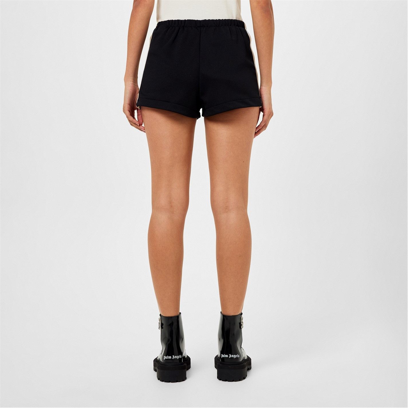 Palm Angels o1g2r1mq0325 Track Hot Short in Black & White Size 27" / US 4 / IT 40 - 5 Thumbnail
