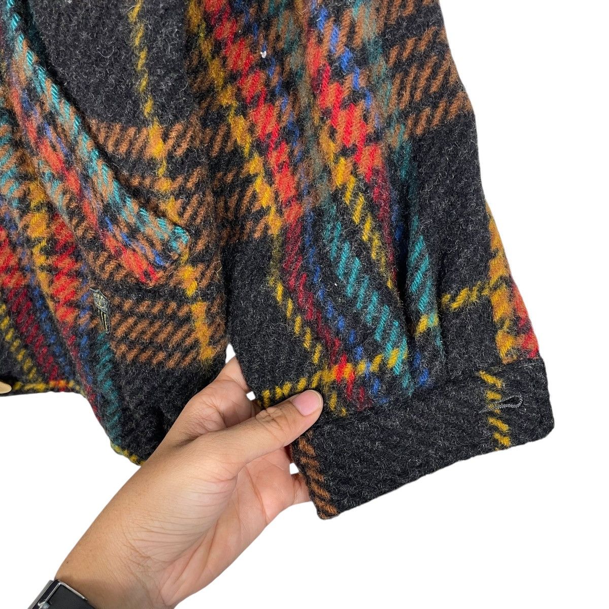 Valentino Vintage Valentino Garavani Tartan Wool Jacket Size XS / US 0-2 / IT 36-38 - 13 Thumbnail
