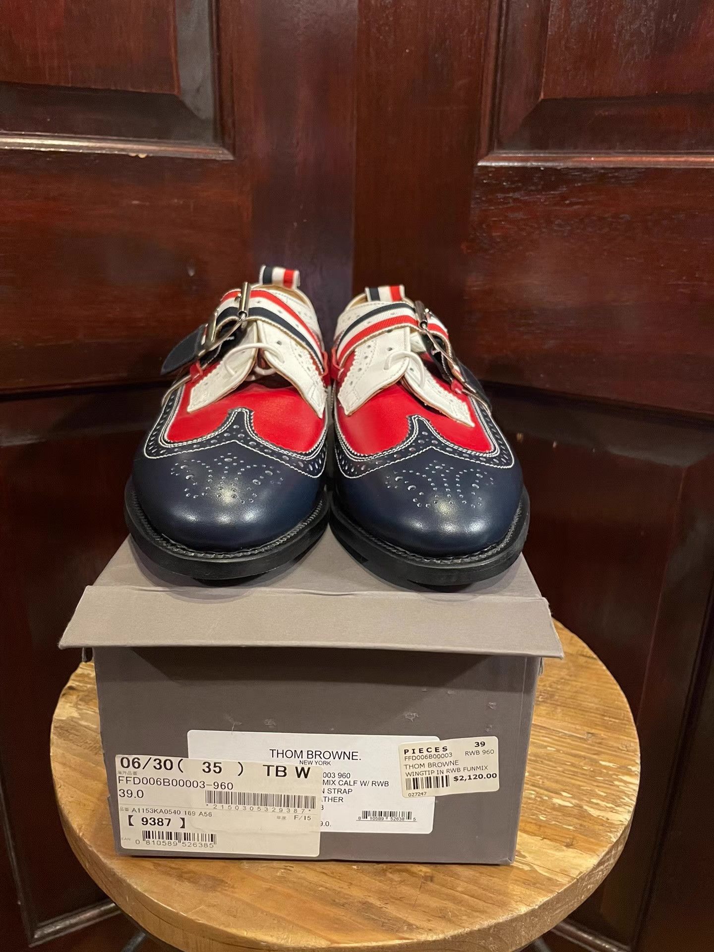 Thom Browne Thom Browne Brogue Leather Shoes。Ｑ25 Size US 9 / IT 39 - 1 Thumbnail