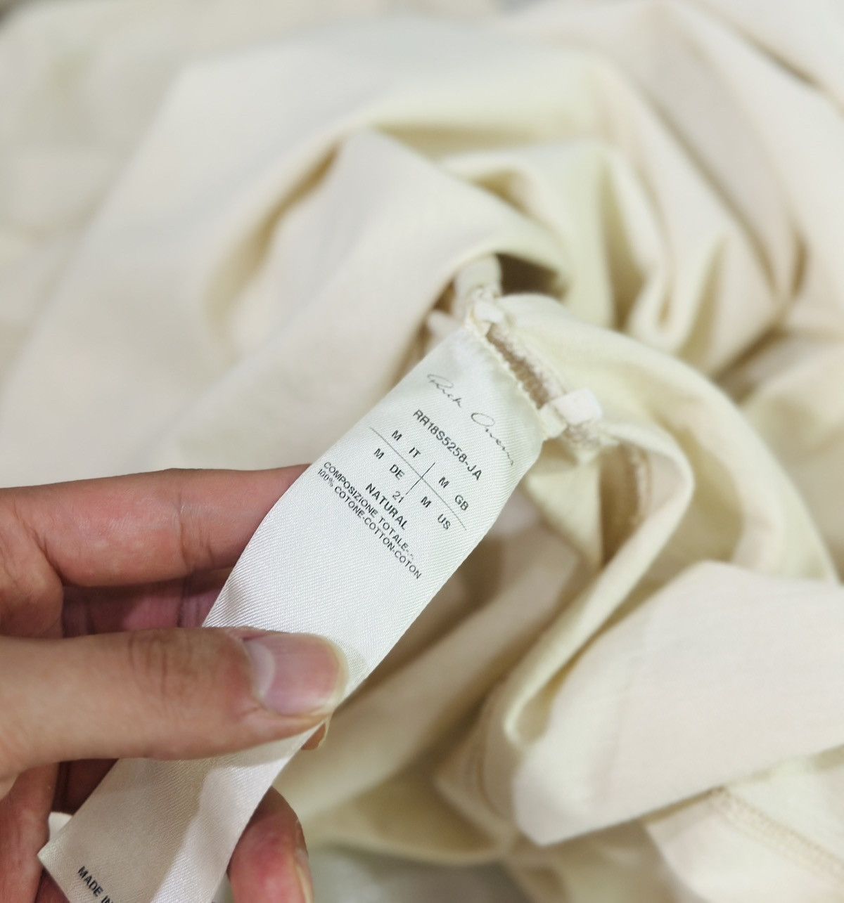 Rick Owens Rick Owens Cropped T shirt Size US M / EU 48-50 / 2 - 4 Thumbnail