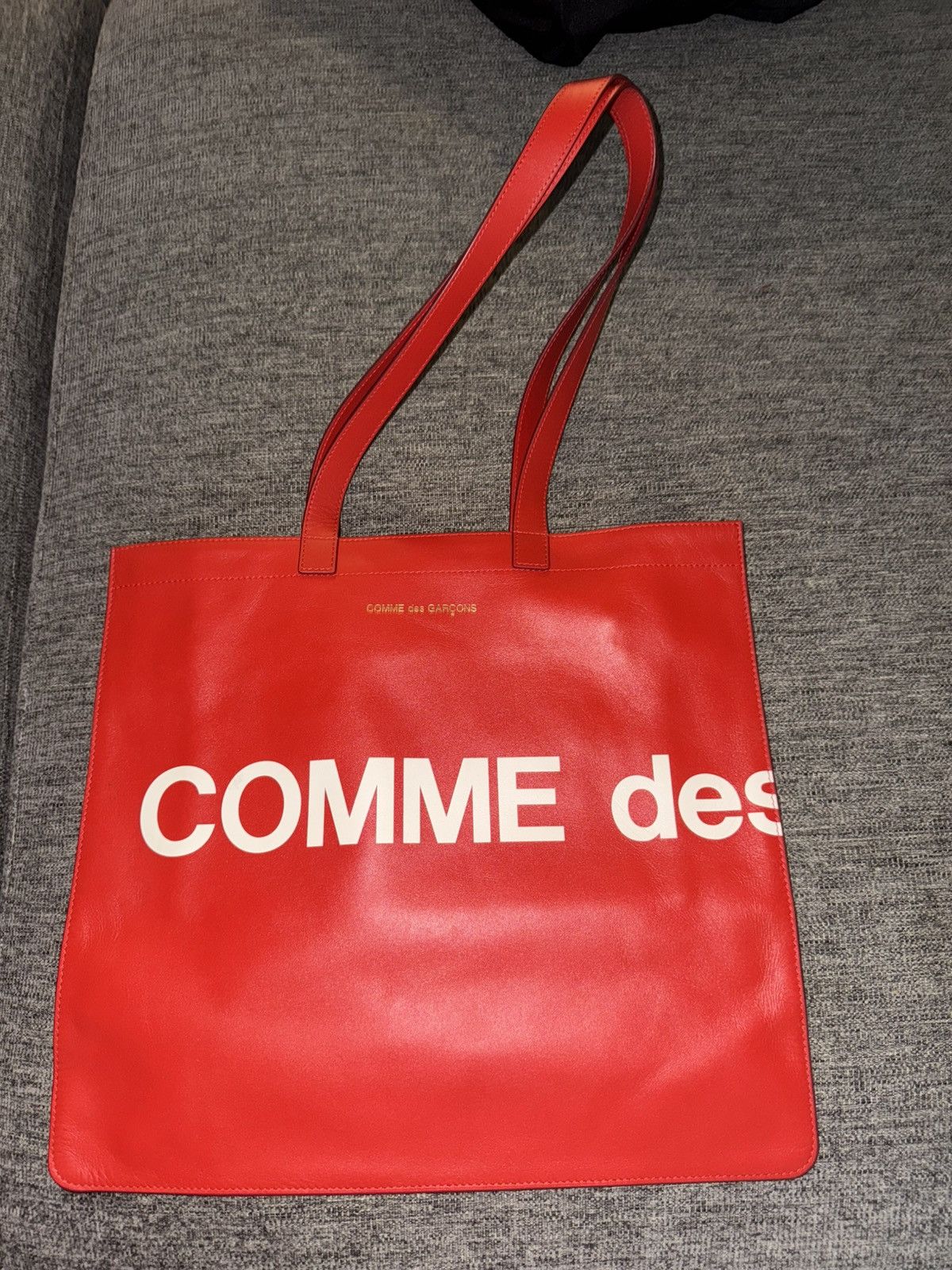 Comme des Garcons CDG Huge Logo Tote Bag Size ONE SIZE - 1 Thumbnail