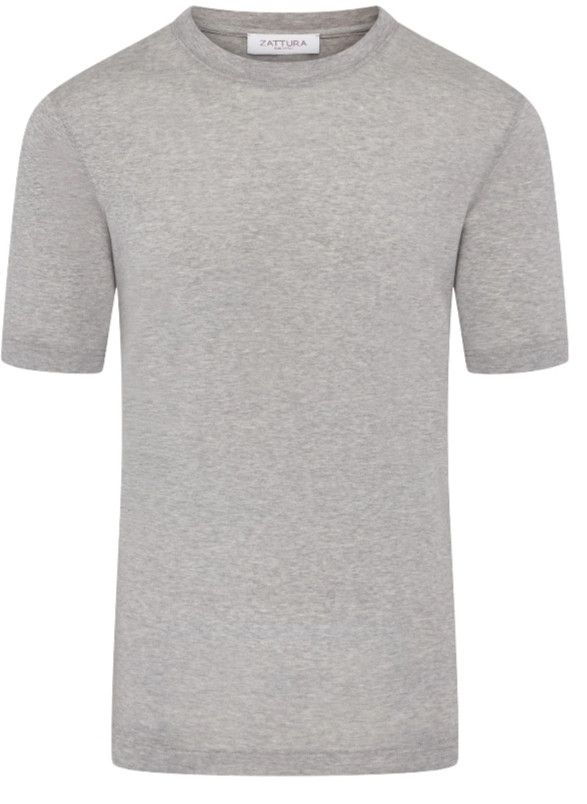 Other Zattura: Short Sleeve Mercerised T-shirt (Grey Marl) Size US XXL / EU 58 / 5 - 1 Thumbnail
