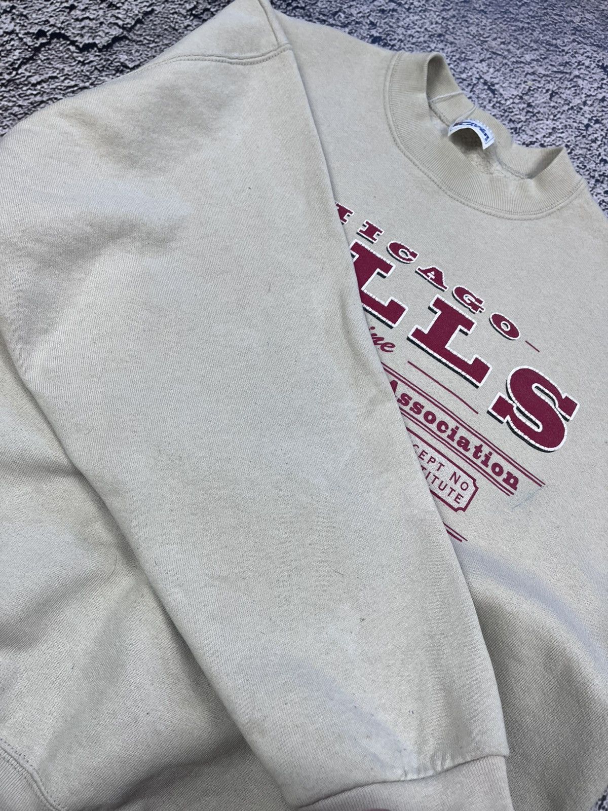 NBA Vintage 90s Chicago Bulls Pro Player Vintage Sweatshirt Size US M / EU 48-50 / 2 - 6 Thumbnail