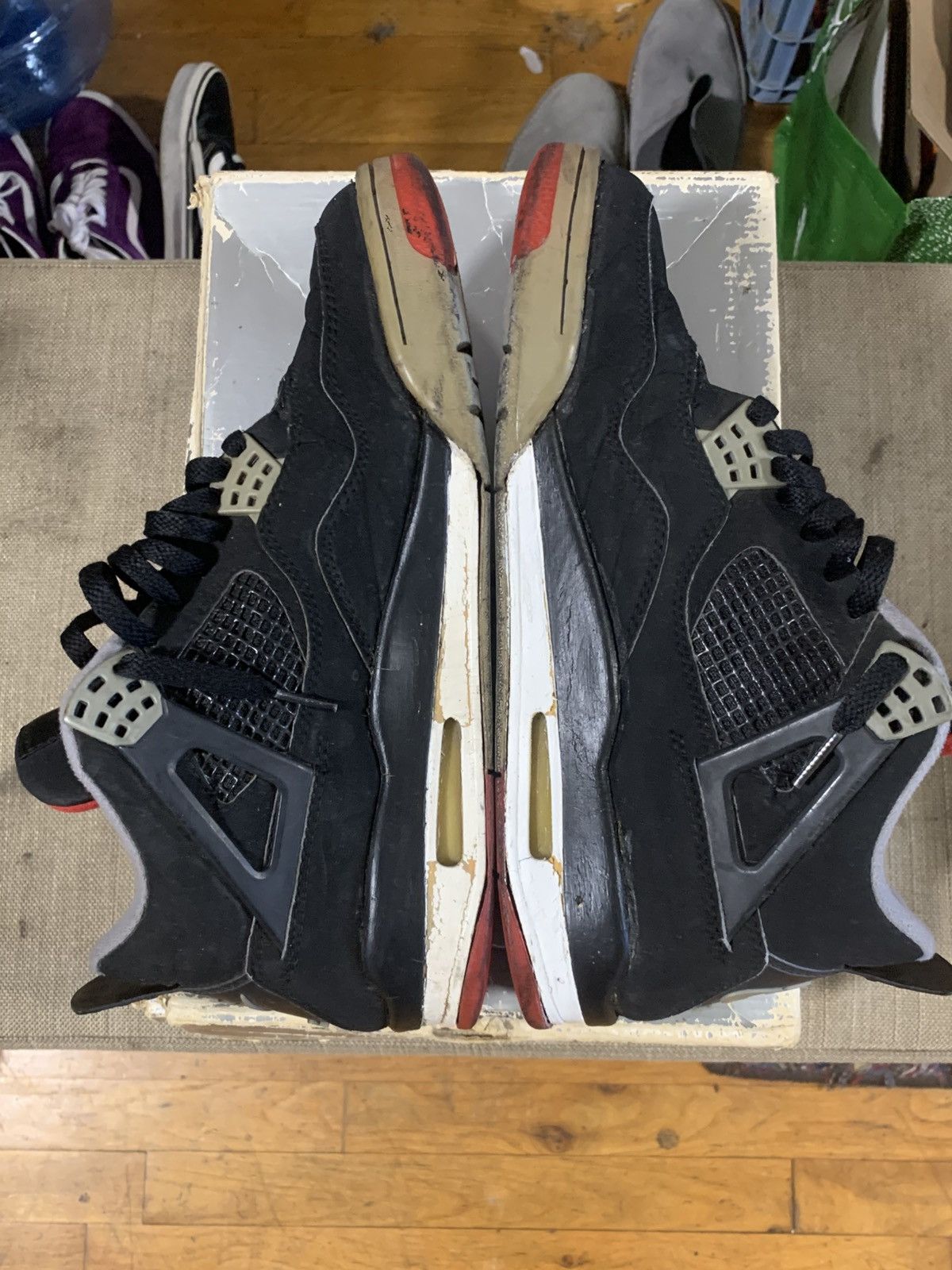 Nike Nike Air Jordan 1999 Bred 4 OG ALL Size US 9 / EU 42 - 6 Thumbnail
