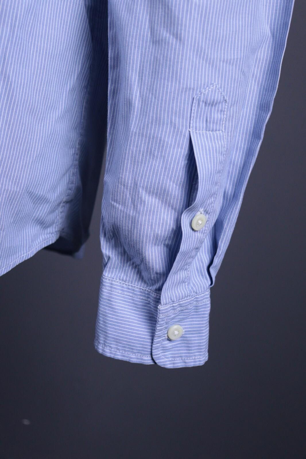 Denim & Supply Ralph Lauren Denim & Supply Ralph Lauren Blue Pinstripe Down Shirt L Size US L / EU 52-54 / 3 - 11 Thumbnail