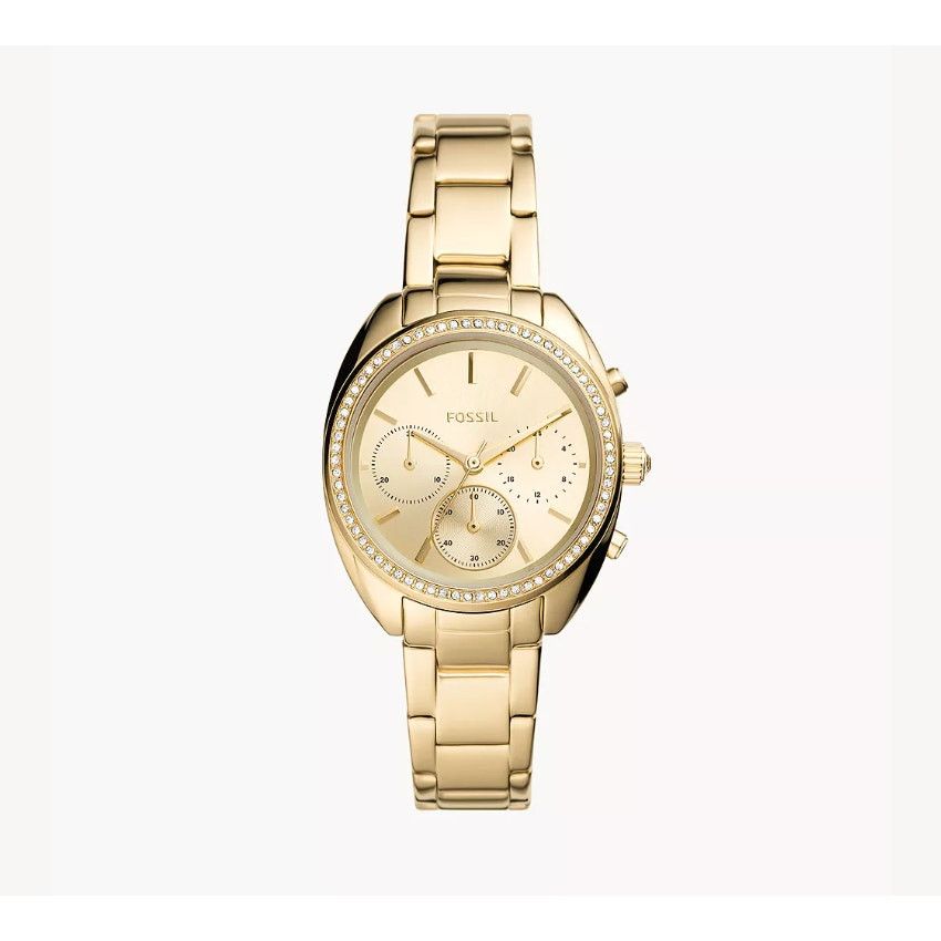 Fossil Fossil BQ3658 Women Gold-Toned Analogue Chronograph Watch Size 34 - 2 Thumbnail