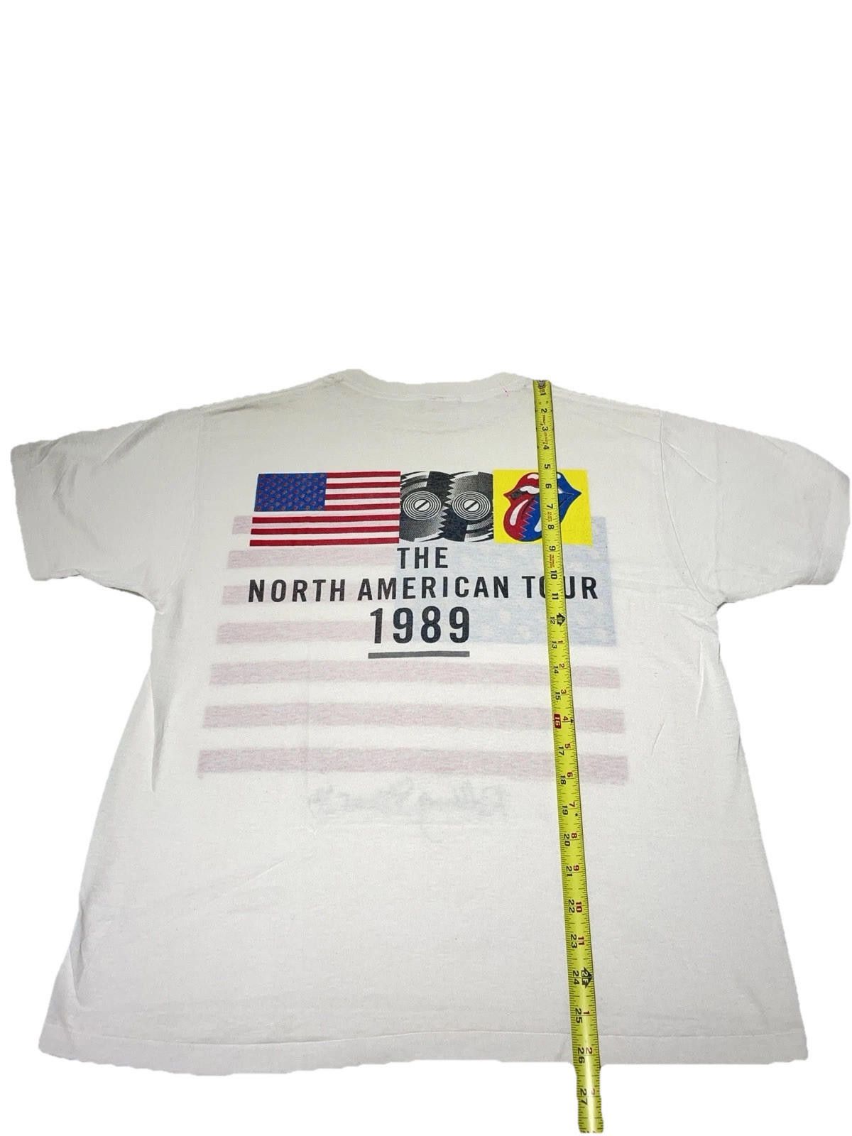 Brockum Vintage Rolling Stones Steel Wheels Tour Shirt XL 80s Size US XL / EU 56 / 4 - 7 Thumbnail
