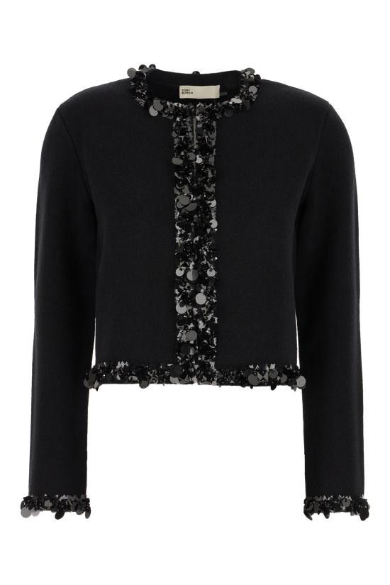 Tory Burch TORY BURCH Women Sweater 164511 001 BLACK Size M / US 6-8 / IT 42-44 - 1 Thumbnail