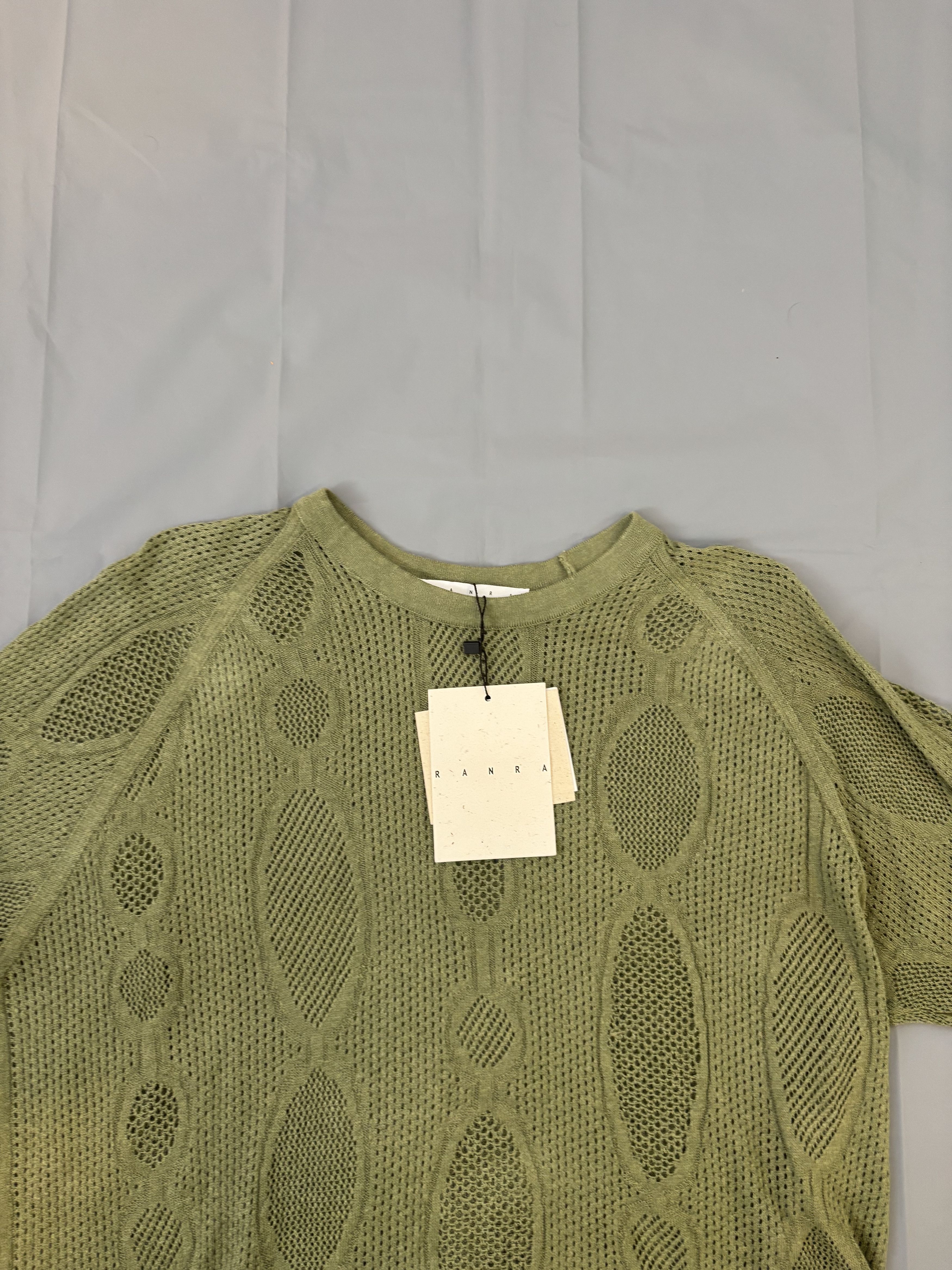 Other Pull été ajouré Ranra kaki neuf avec étiquette Size US L / EU 52-54 / 3 - 7 Thumbnail