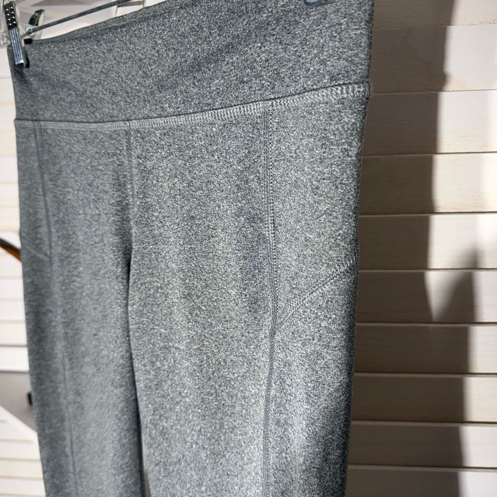 Vintage body shaping capri leggings compression gray yoga pilates S Size 27" / US 4 / IT 40 - 6 Thumbnail