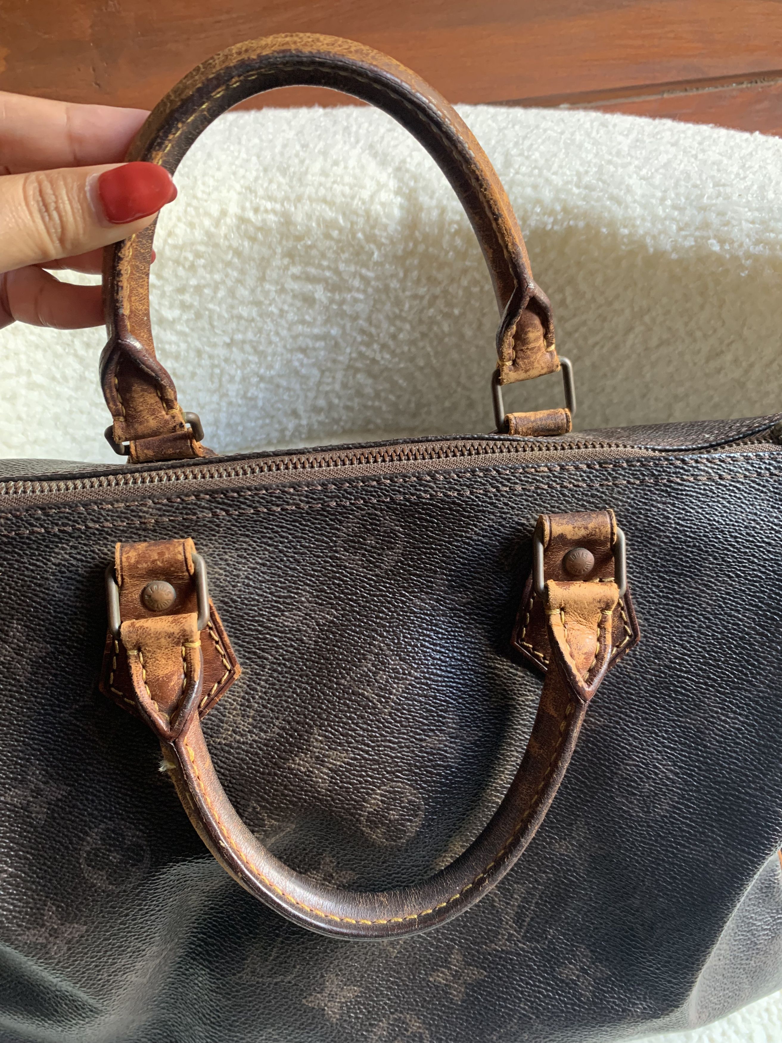 Louis Vuitton Speedy 30 Monogram Vintage 1983 Size ONE SIZE - 8 Thumbnail