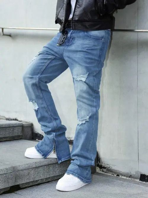 Japanese Brand Stacked denim jeans DRIP Size US 34 / EU 50 - 1 Thumbnail