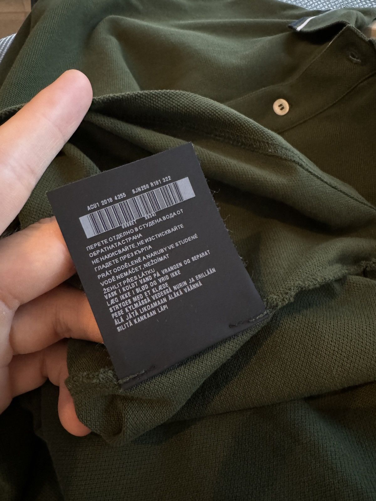 Prada Prada green khaki polo shirt button basic luxury Size US M / EU 48-50 / 2 - 9 Thumbnail