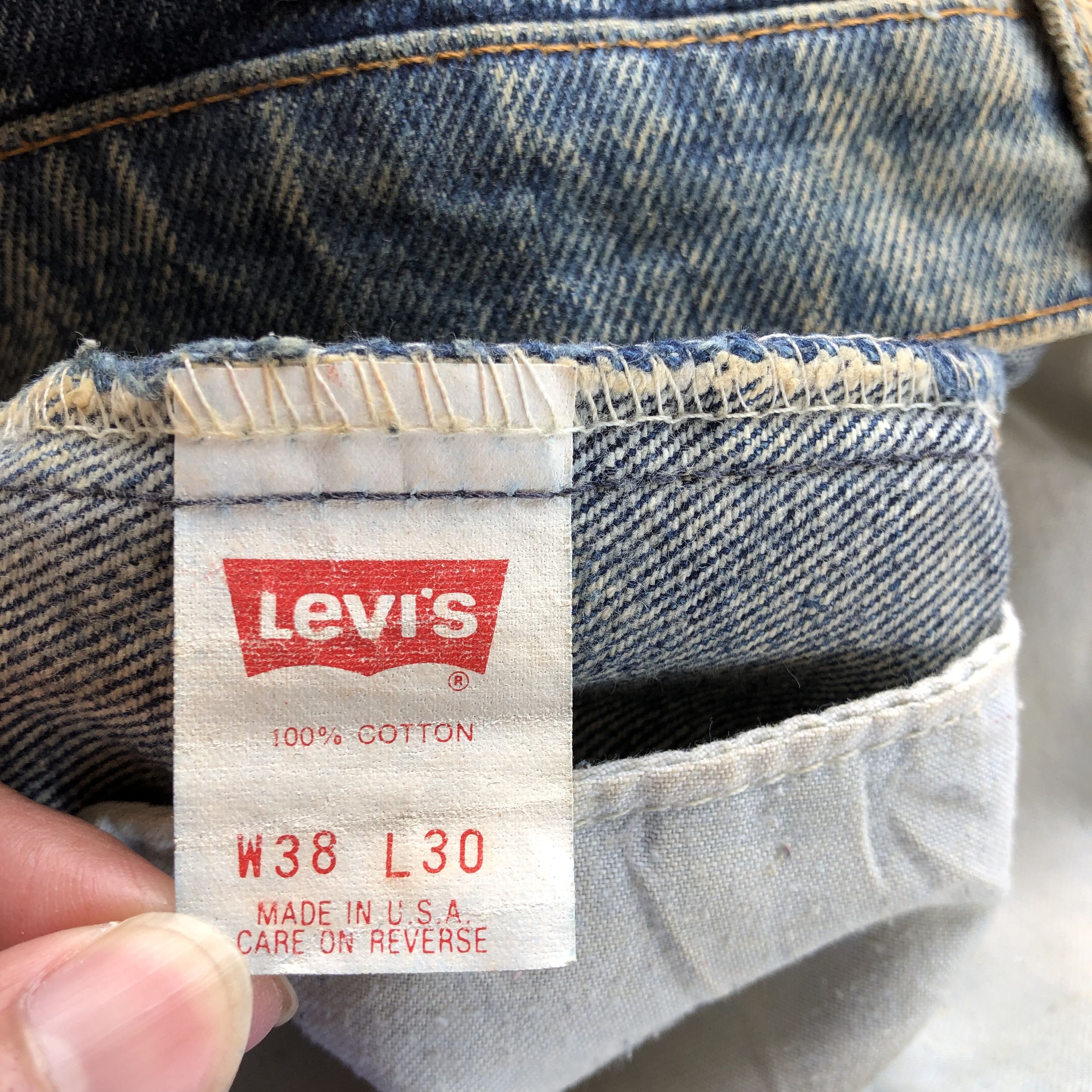 Levi's Vintage Levis Acid Wash Jeans Levi's 506 Faded Denim Size US 38 / EU 54 - 6 Thumbnail