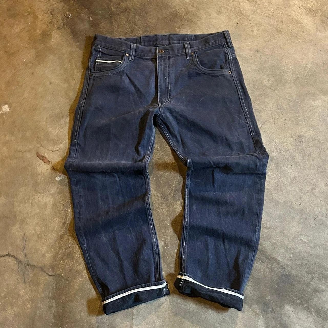 Levi's Vintage Clothing Vintage Levi's 569 salvaged denim loose straight fit Size US 36 / EU 52 - 5 Thumbnail