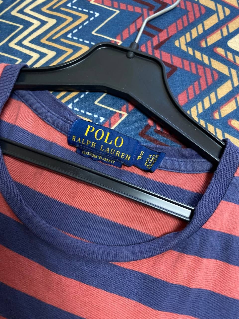 Polo Ralph Lauren Vintage 90s Polo Ralph Lauren Striped tee Shirt Size US S / EU 44-46 / 1 - 2 Thumbnail