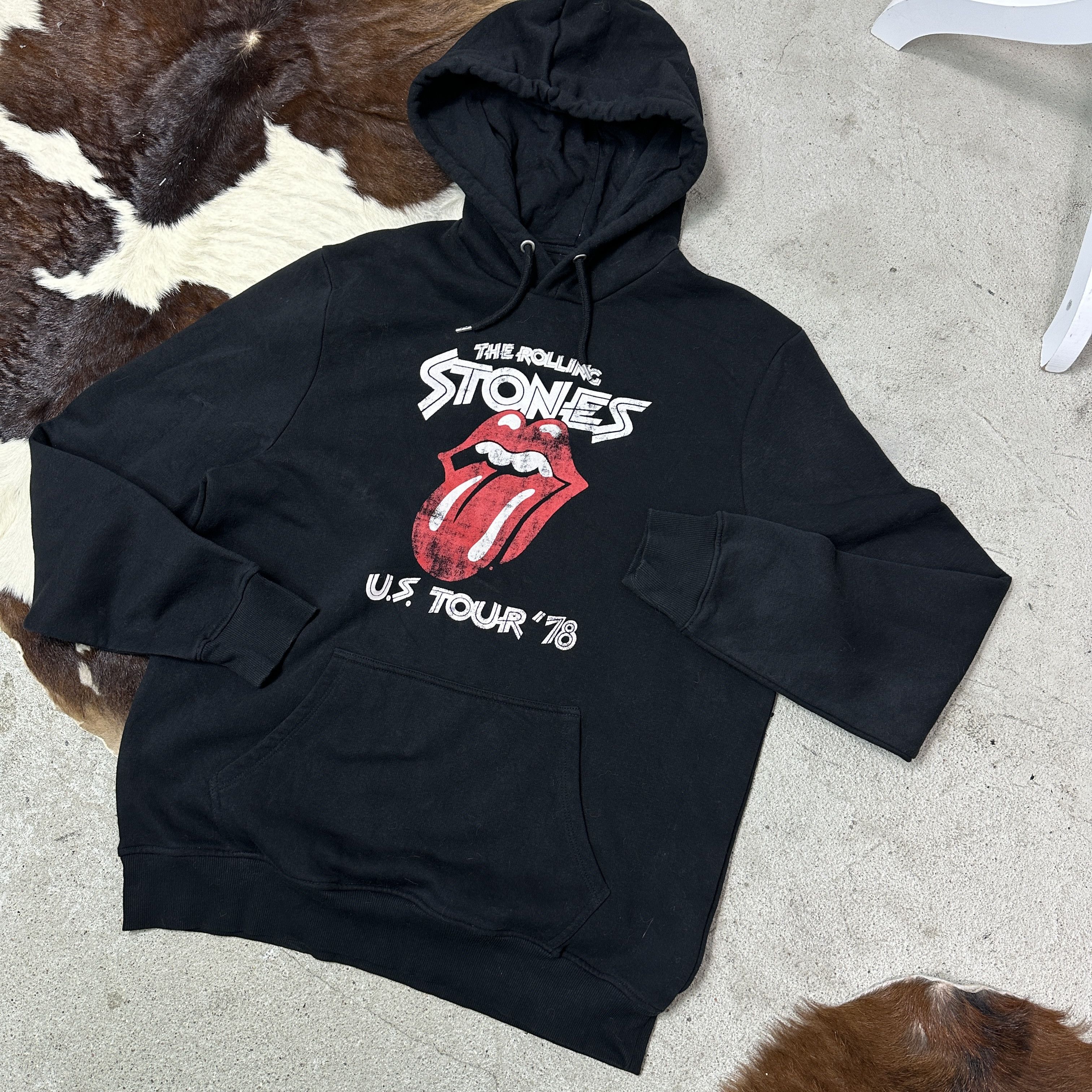 Vintage Streetwear Oversize The Rolling Stones Hoodie Y2K