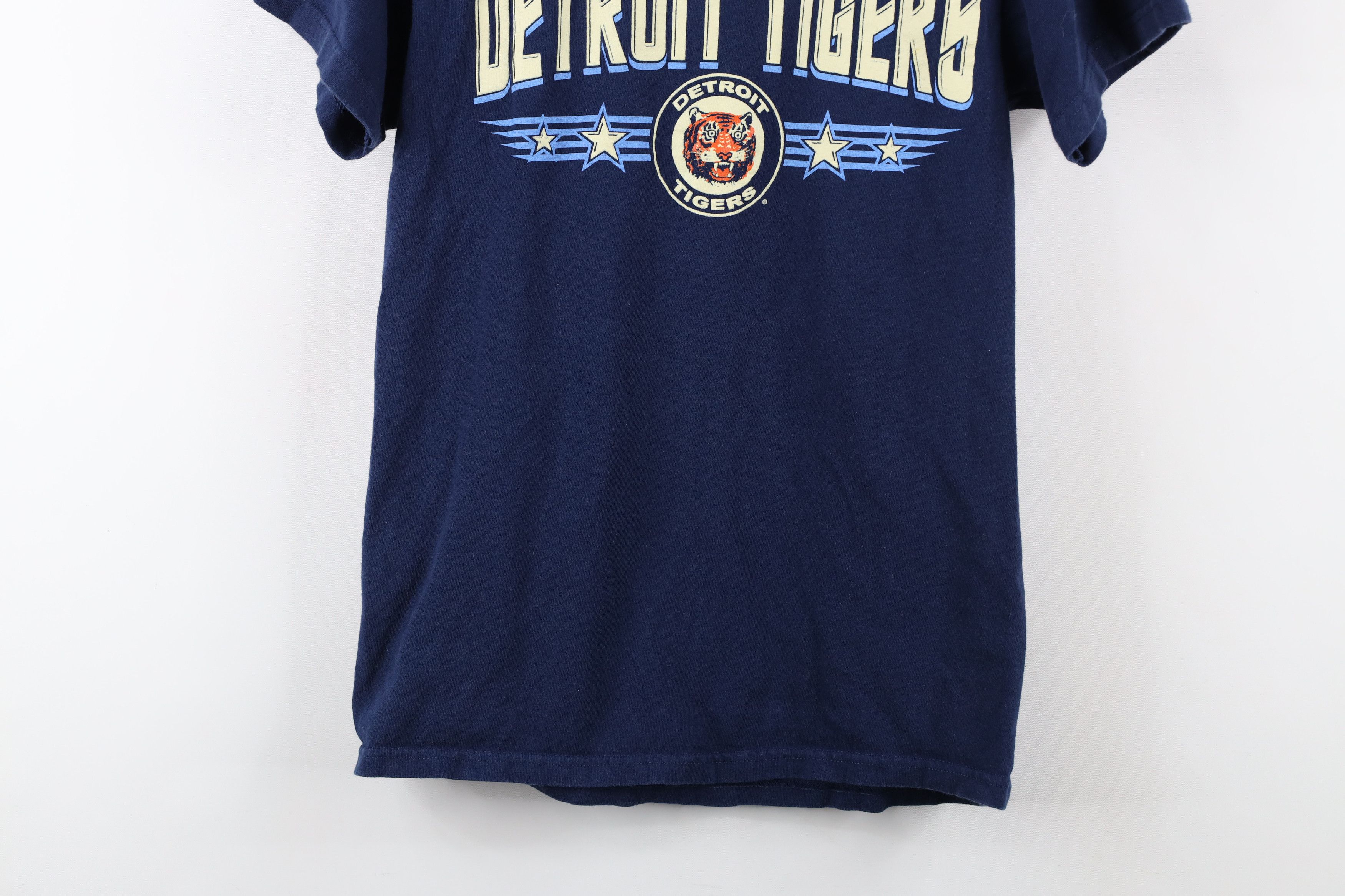 Majestic × Vintage Retro Majestic Spell Detroit Tigers Baseball T-Shirt Blue Size US XS / EU 42 / 0 - 3 Thumbnail