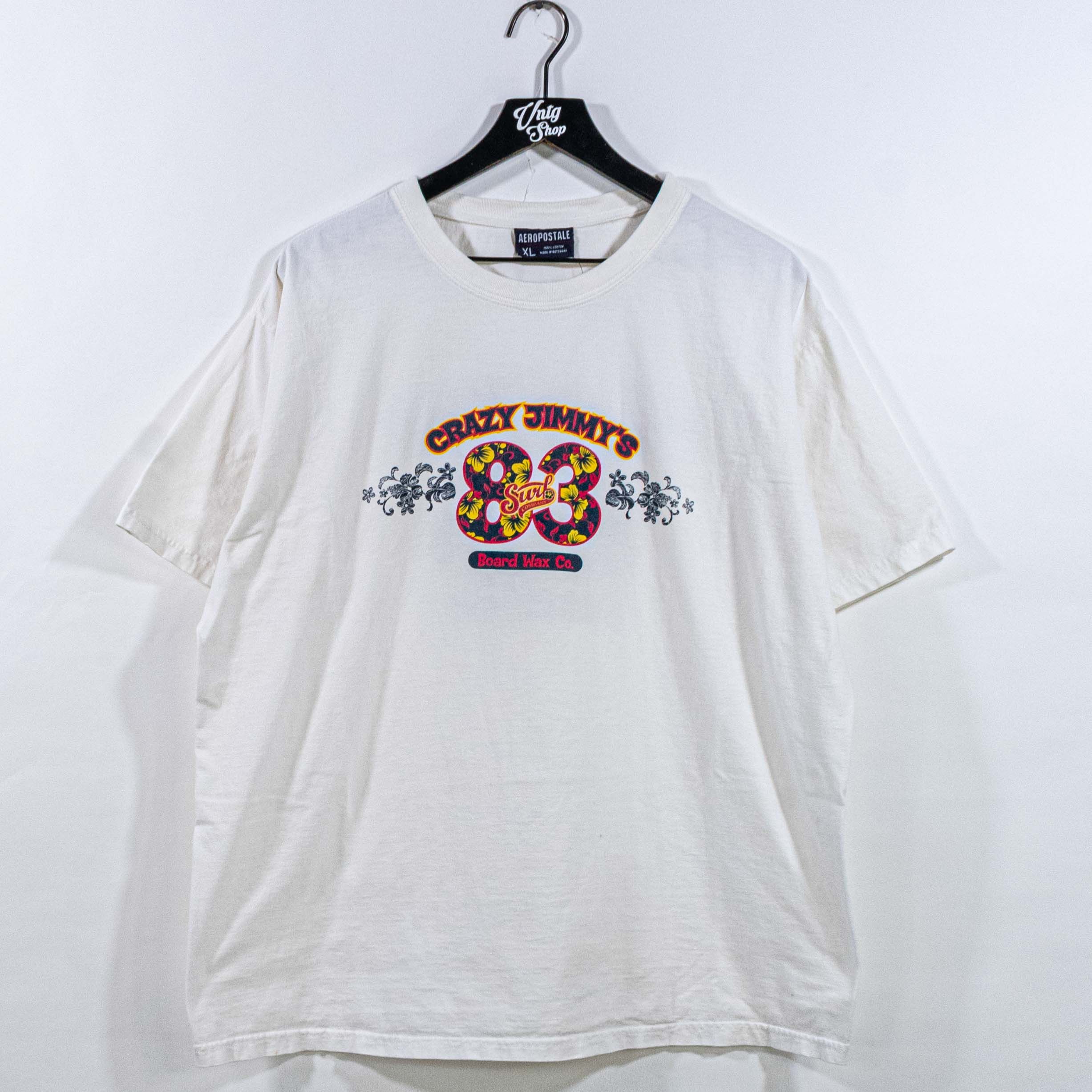 Aeropostale Aeropostale Crazy Jimmys Board Wax T-Shirt Surf VTG 90s Size US XL / EU 56 / 4 - 2 Thumbnail