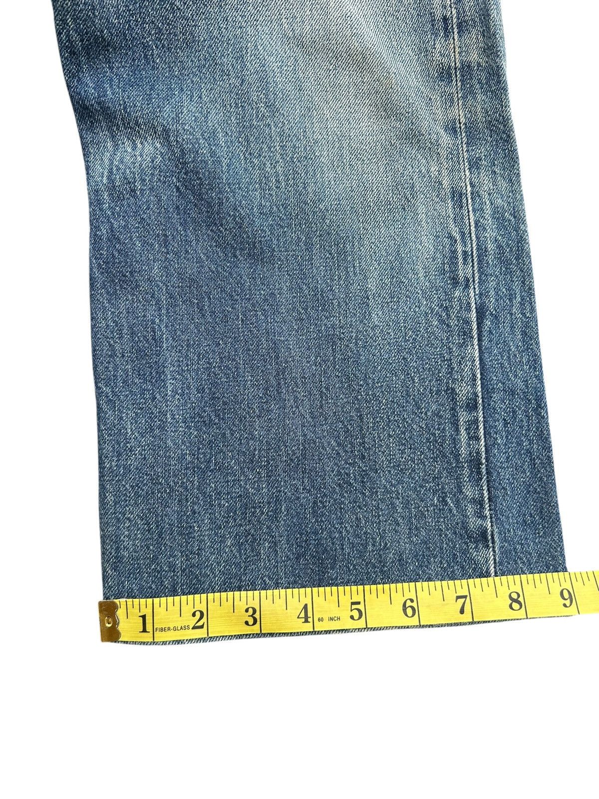 Japanese Brand × Kapital × Vintage HR.MARKET BLUE BLUE SELVEDGE Distressed Denim Jeans Size US 30 / EU 46 - 22 Thumbnail