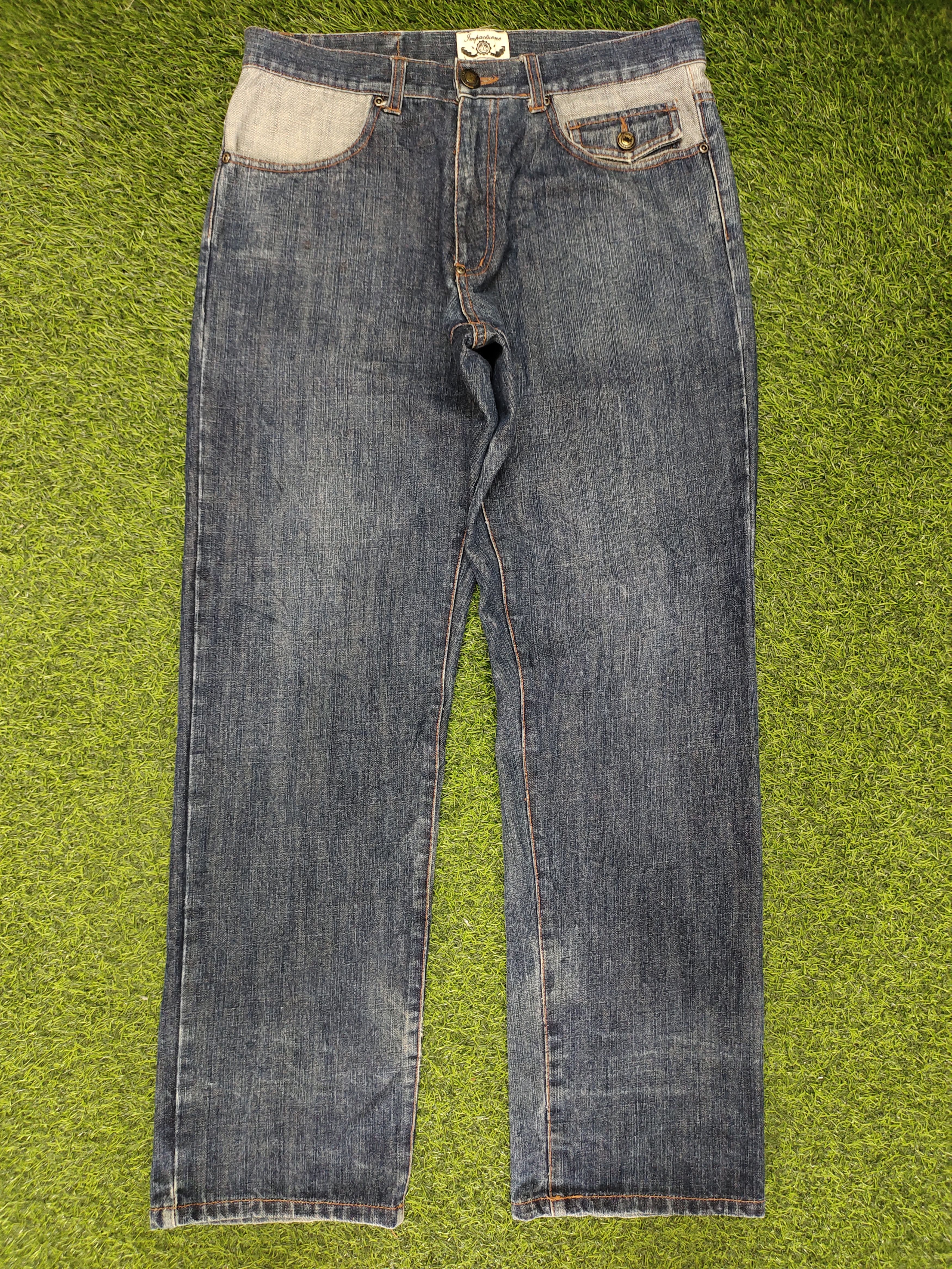 Hysteric Glamour Vintage Y2k Impactxone Japan Tribal Paisley Pocket Jeans Size US 33 - 9 Thumbnail