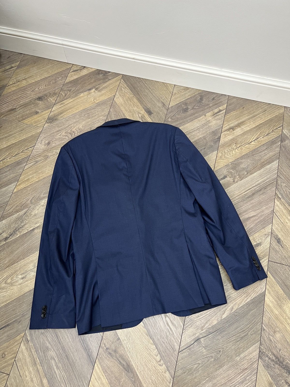 Designer × Hugo Boss × Vintage Vintage Hugo Boss Fabric Made by Loro Piana Blazer Size US L / EU 52-54 / 3 - 11 Thumbnail