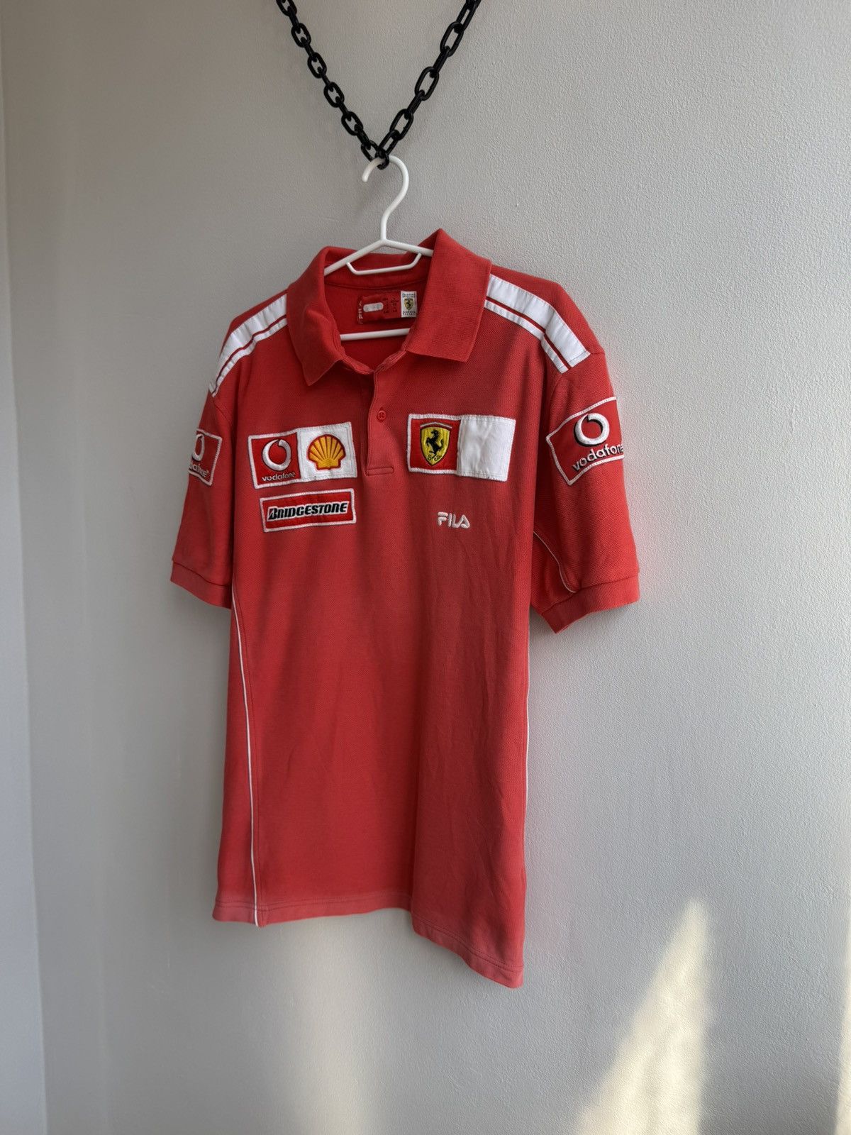 Fila Ferrari Vintage 90s Racing Shirt Fila Tee Rare Formula F1 Size US L / EU 52-54 / 3 - 2 Thumbnail