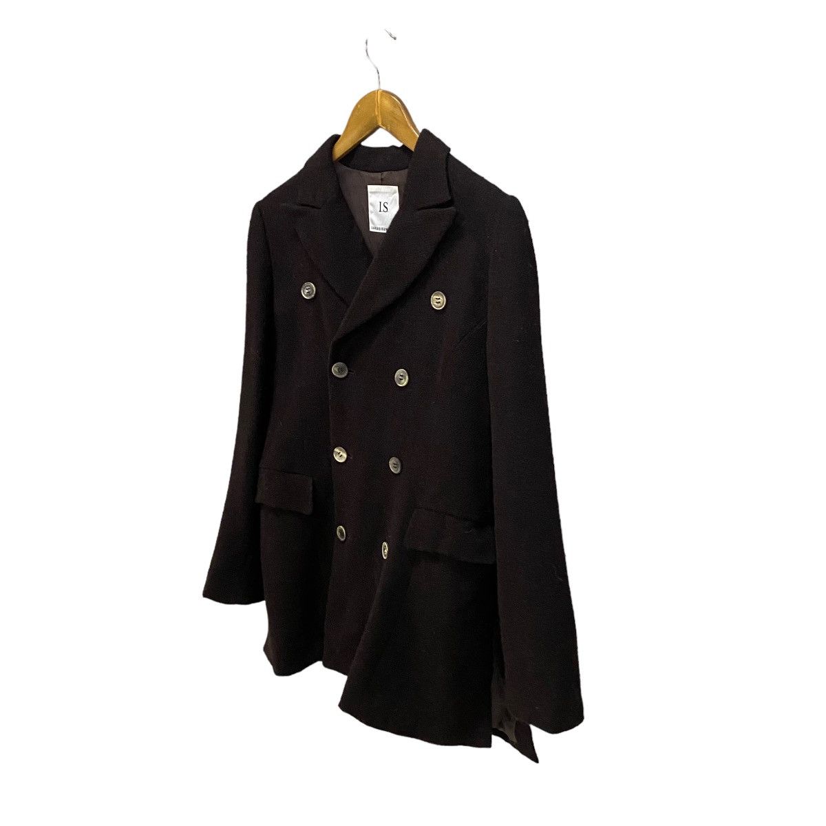 Issey Miyake × Japanese Brand ISSEY MIKAYE i.S SUNAOKUWAHARA DOUBLE BREAST COAT Size US L / EU 52-54 / 3 - 12 Thumbnail