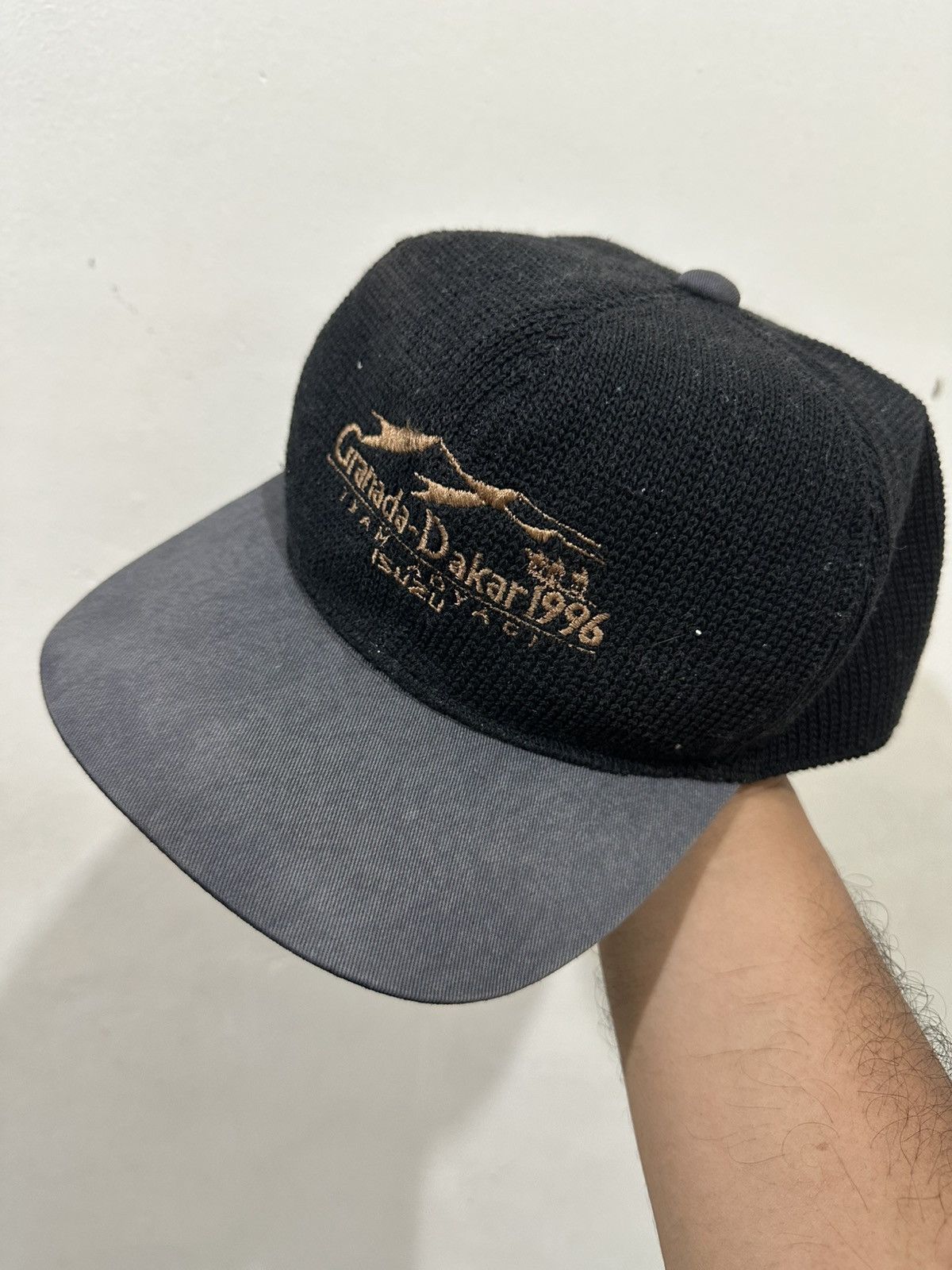 Vintage 1996 Dakar Team Aoyagi Dessert Rally Hat Size ONE SIZE - 2 Thumbnail